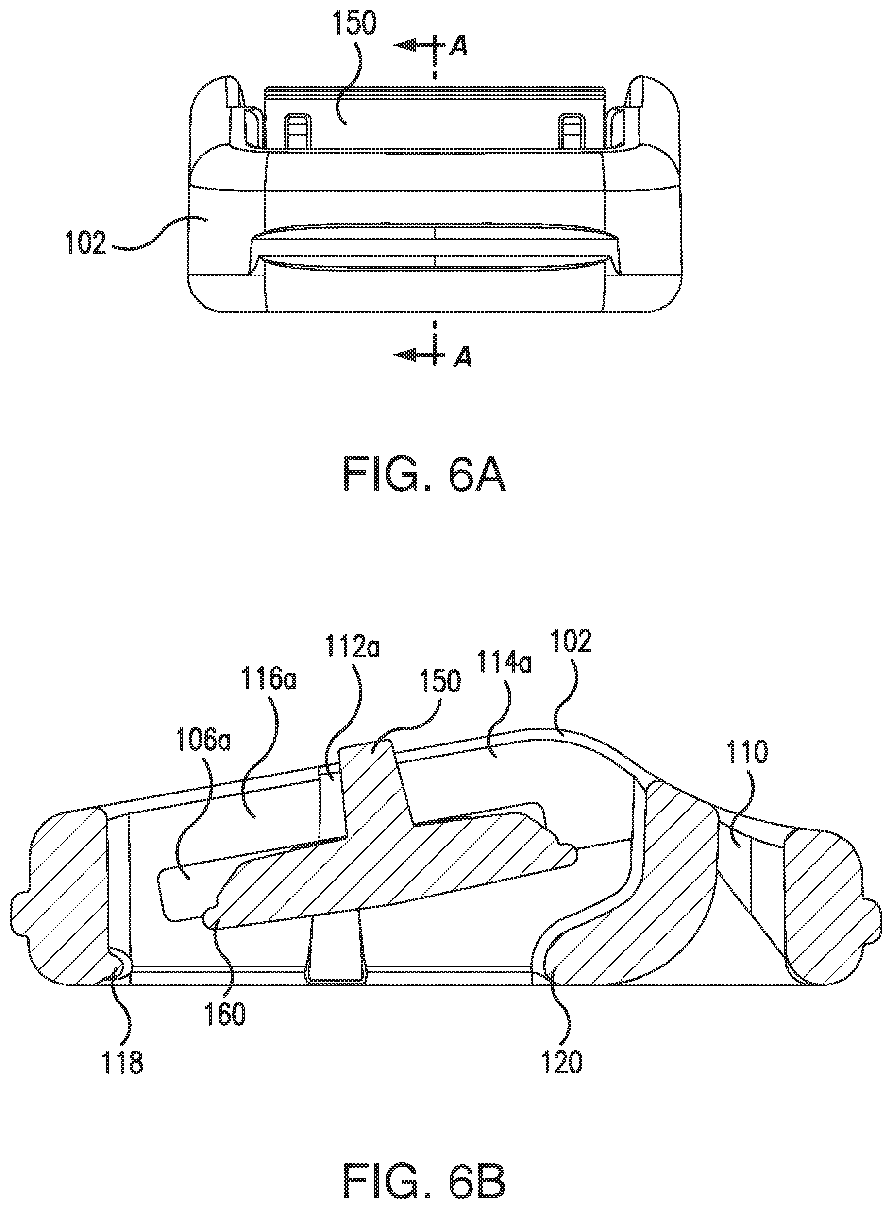 Patent US12310461 Figure 6 – Web strap buckle with locking mechanism