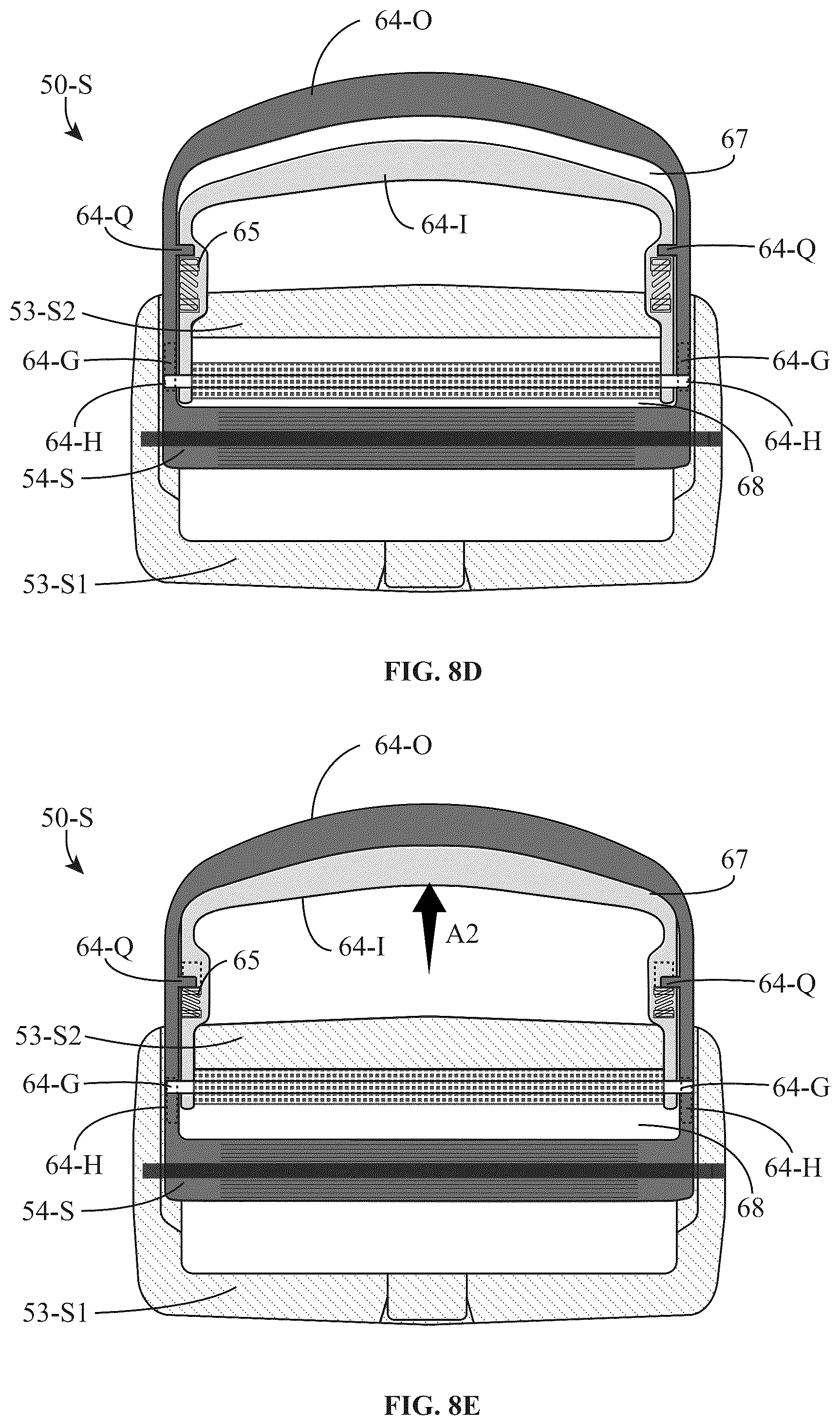 Patent US12310462 Figure 13 – Adjustable closure devices with handle and locking mechanisms