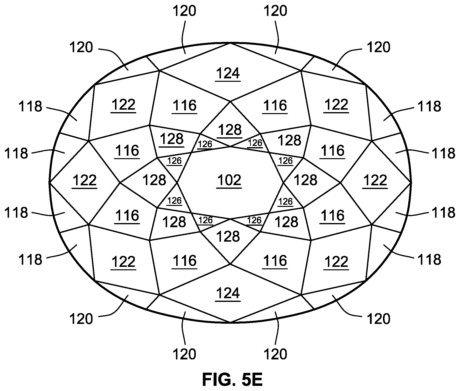 Patent US12310464 Figure 9 – Gemstone and method of cutting the same