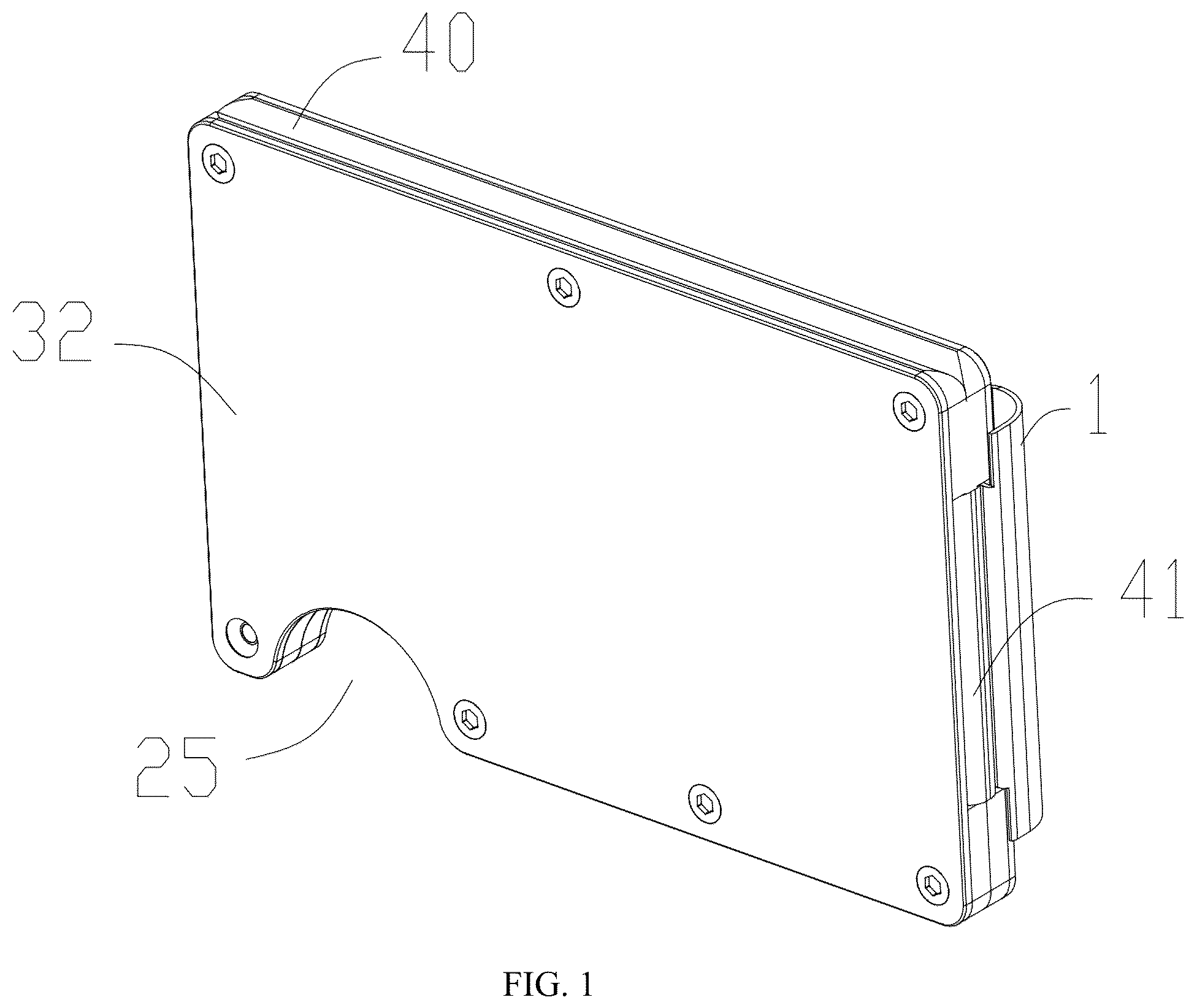 Patent US12310469 Figure 1 – Card holder