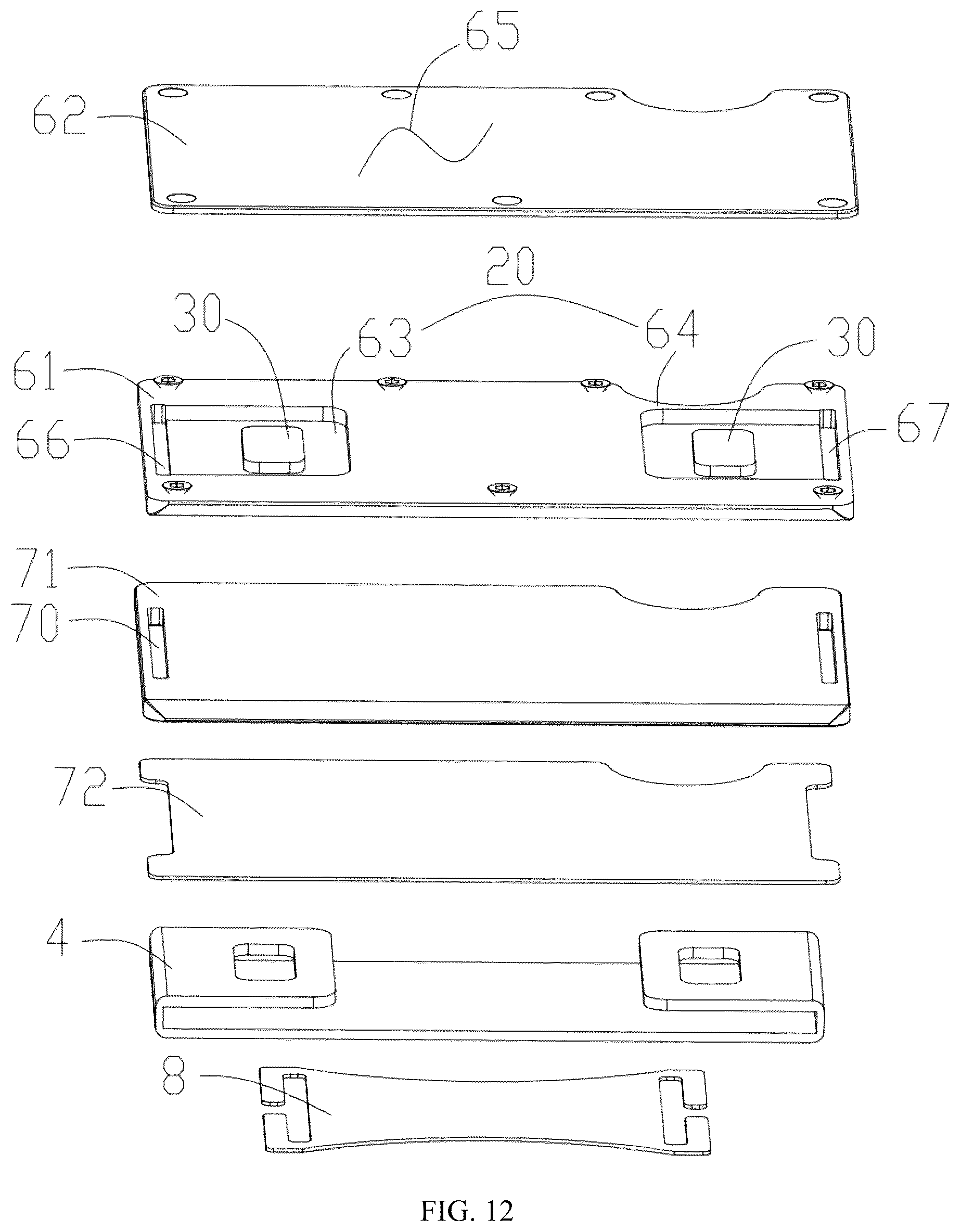 Patent US12310469 Figure 11 – Card holder