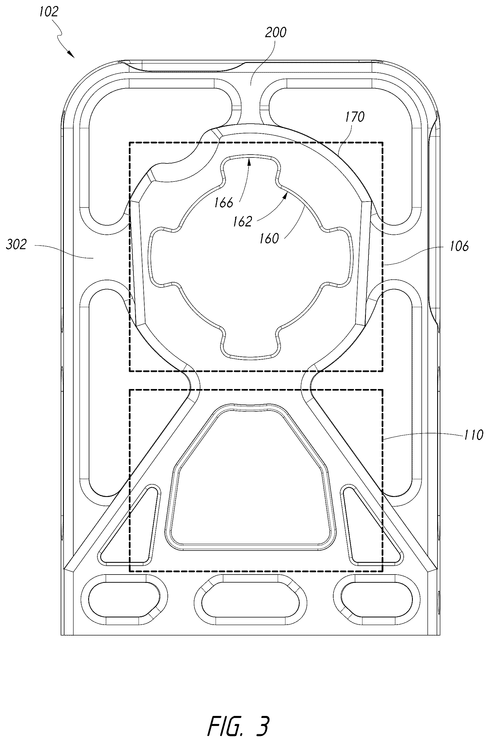 Patent US12310470 Figure 3 – Case and mount system for handheld electronic device