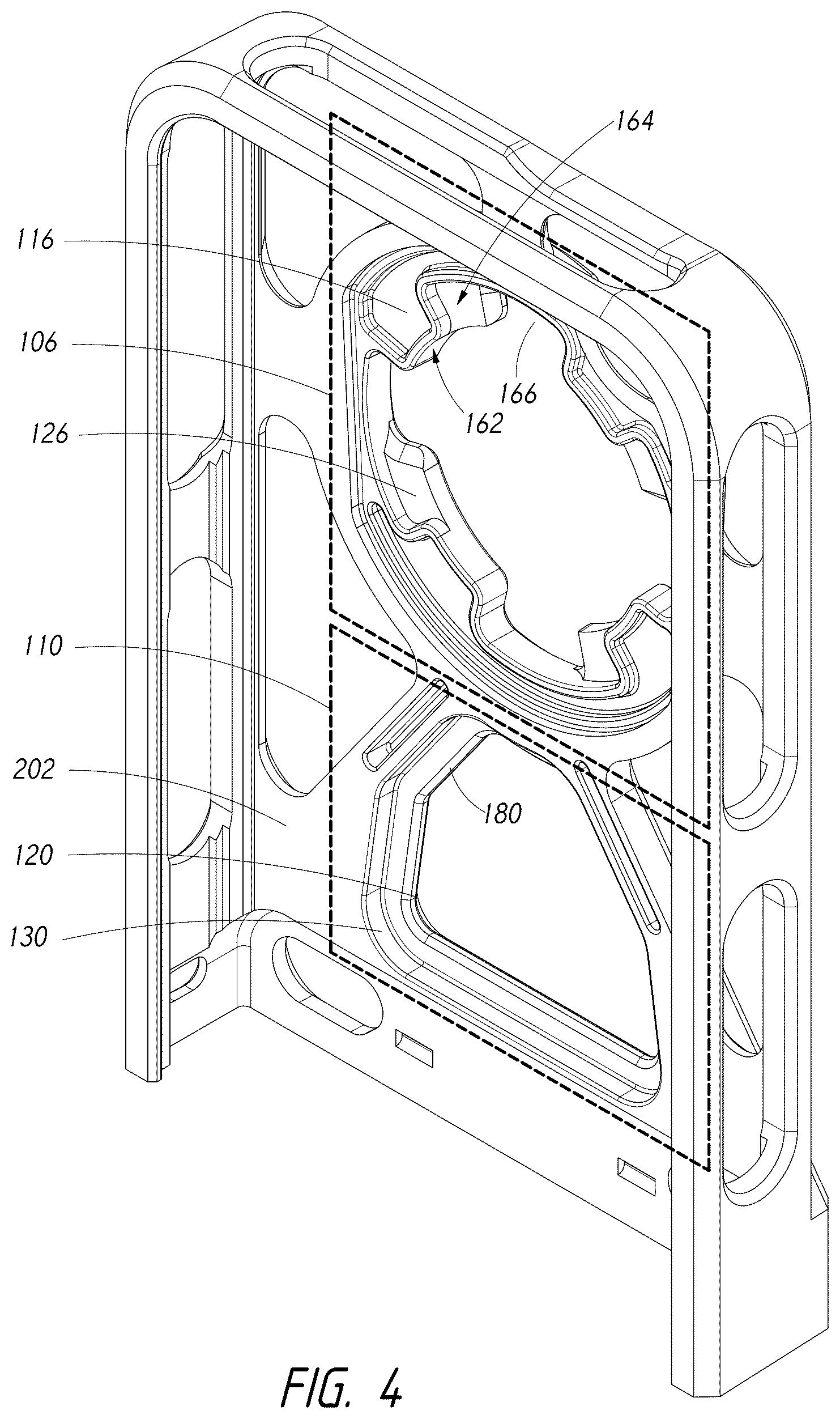 Patent US12310470 Figure 4 – Case and mount system for handheld electronic device