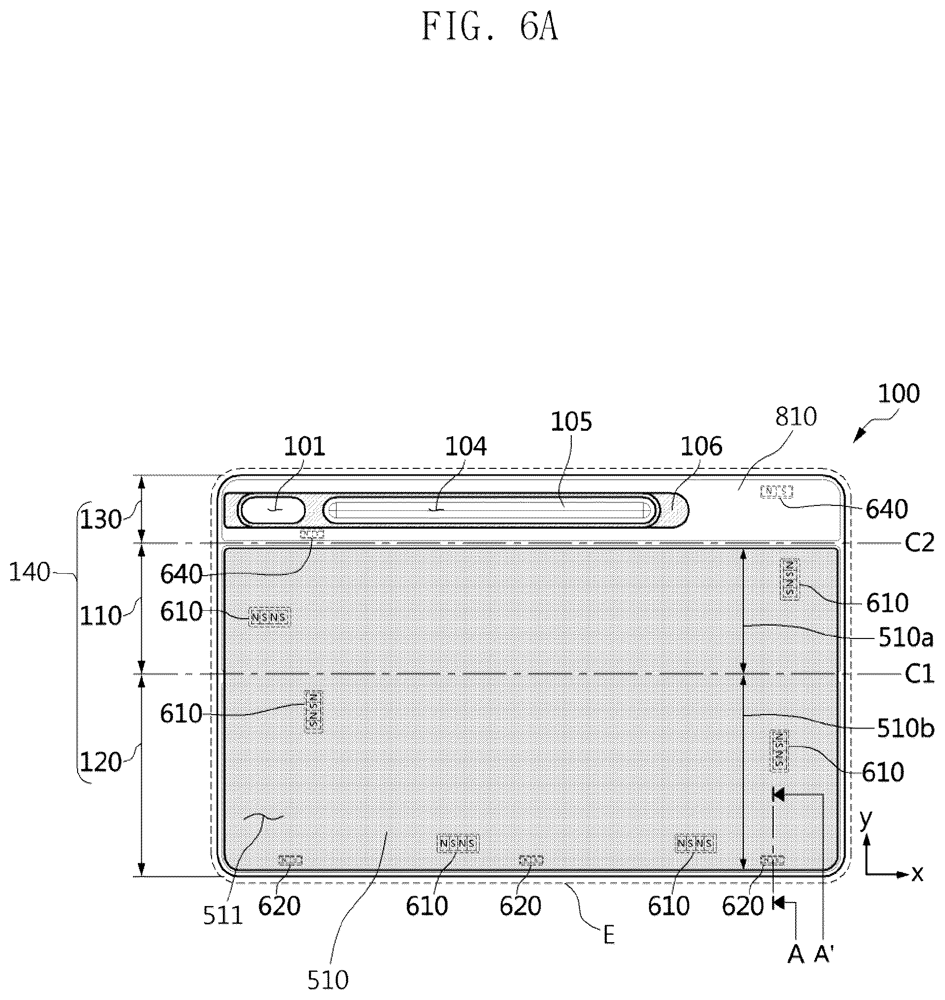 Patent US12310471 Figure 6 – Electronic device cover