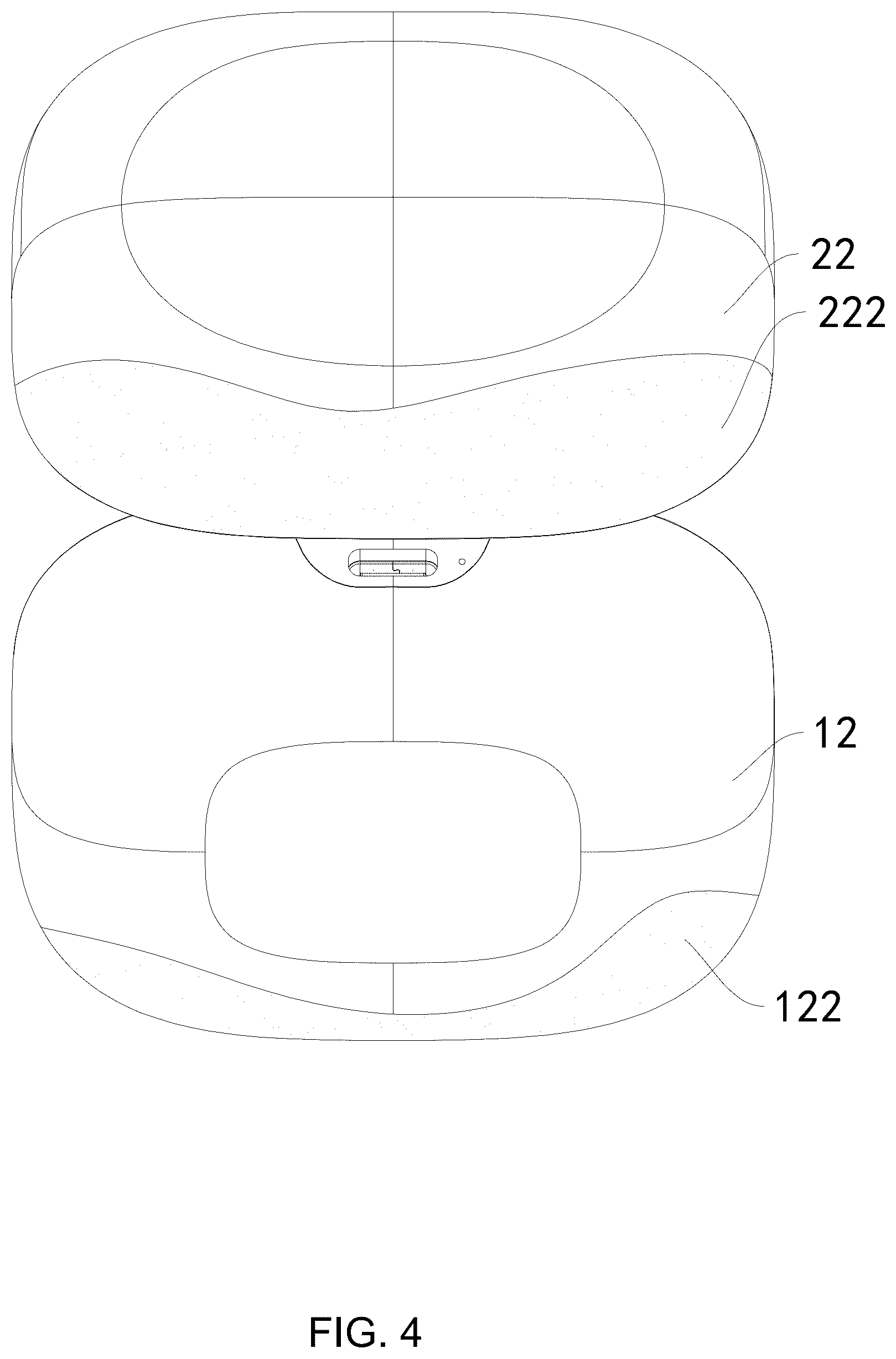 Patent US12310473 Figure 4 – Luminescent earphone compartment