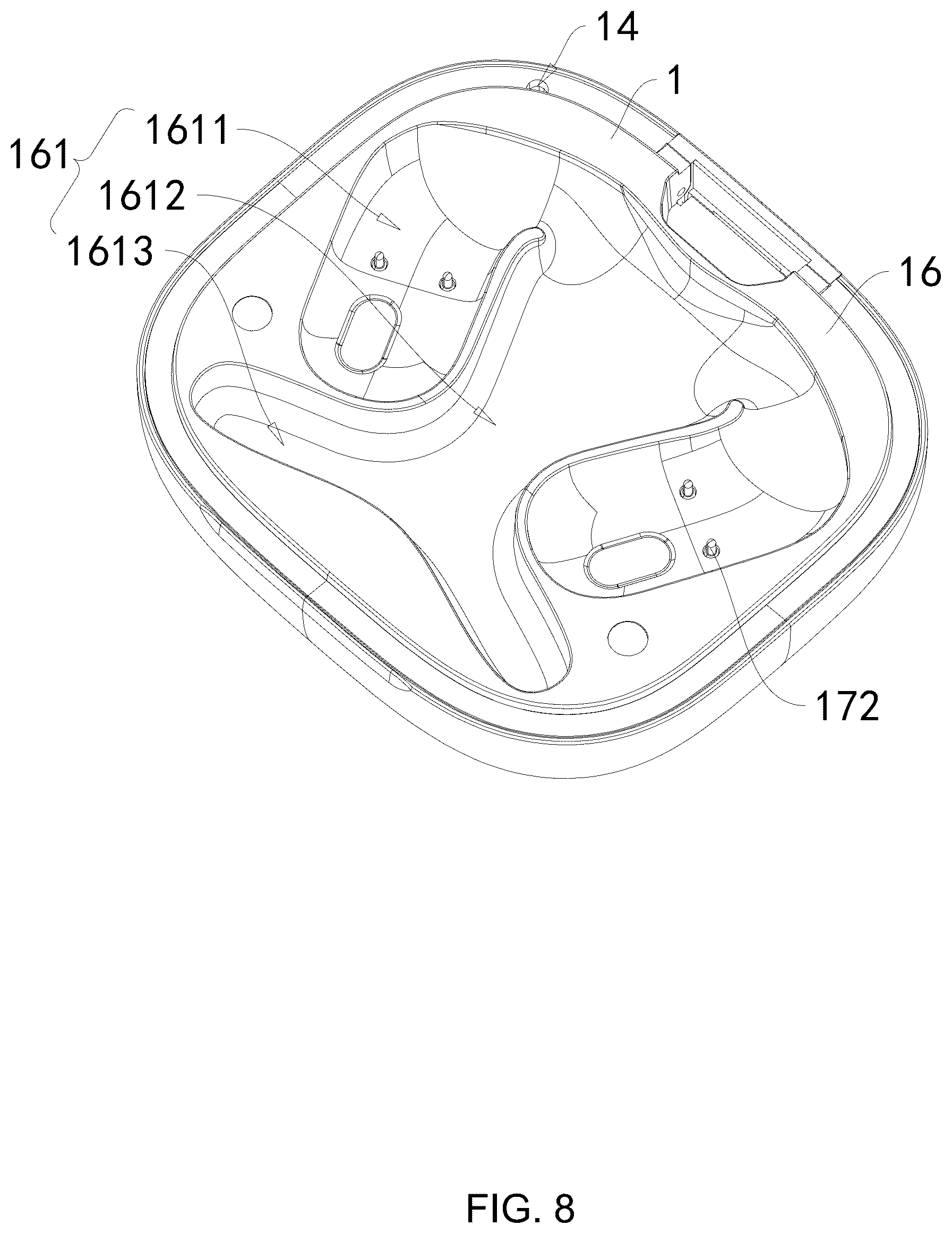 Patent US12310473 Figure 8 – Luminescent earphone compartment