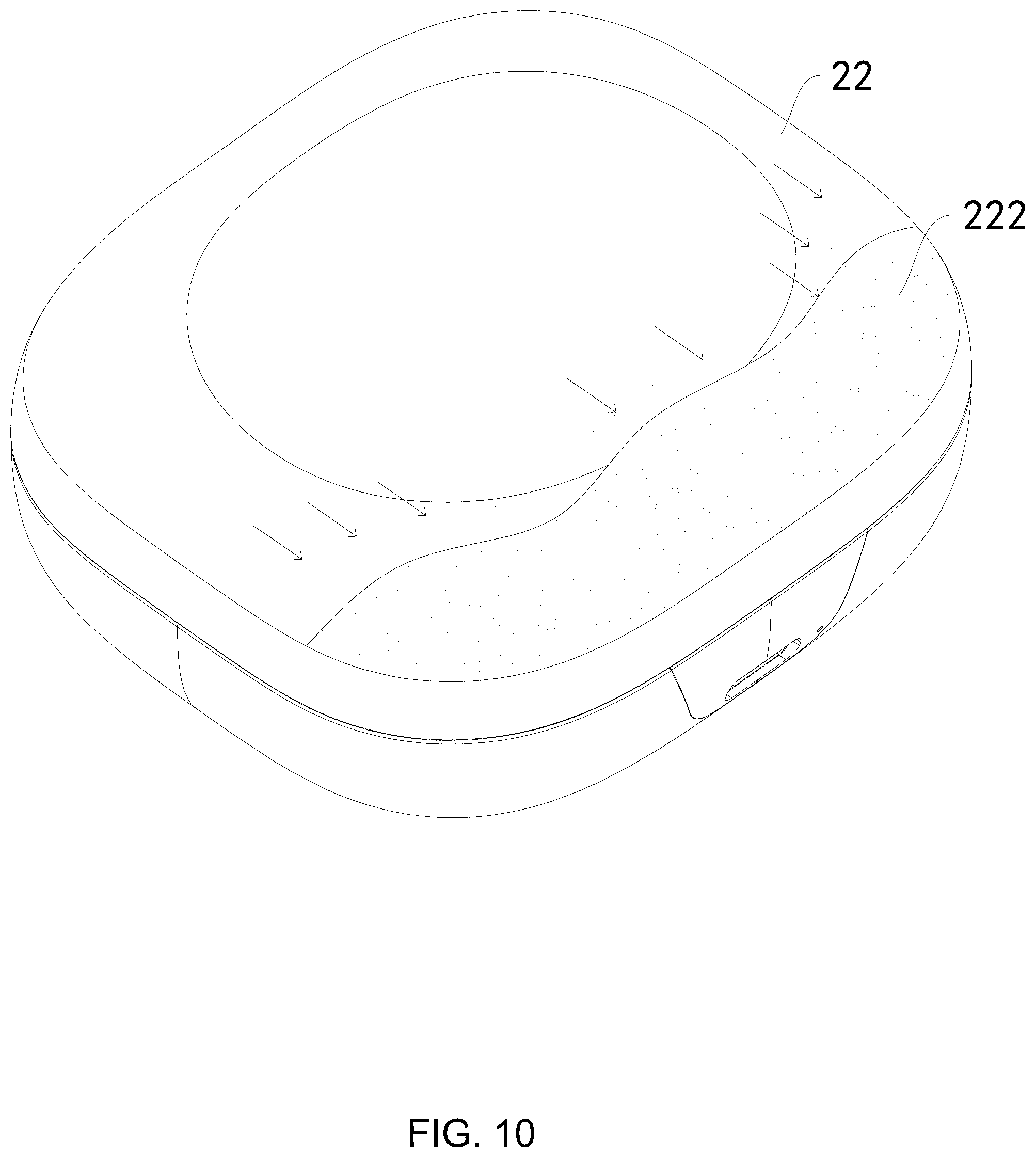 Patent US12310473 Figure 10 – Luminescent earphone compartment