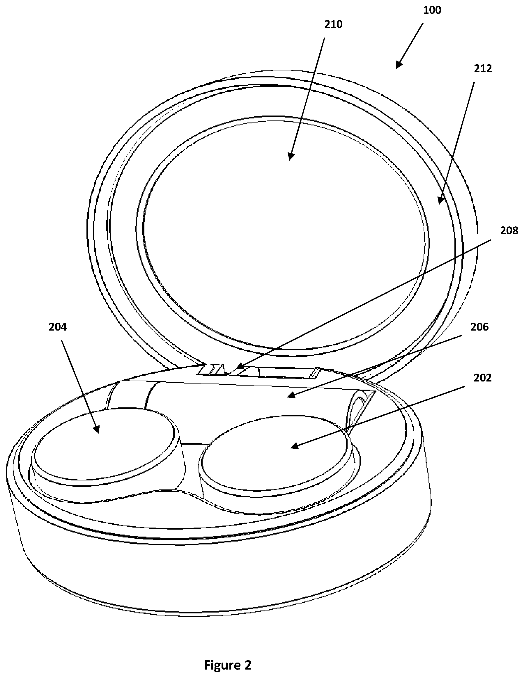 Patent US12310475 Figure 2 – Transition contact lens changer case
