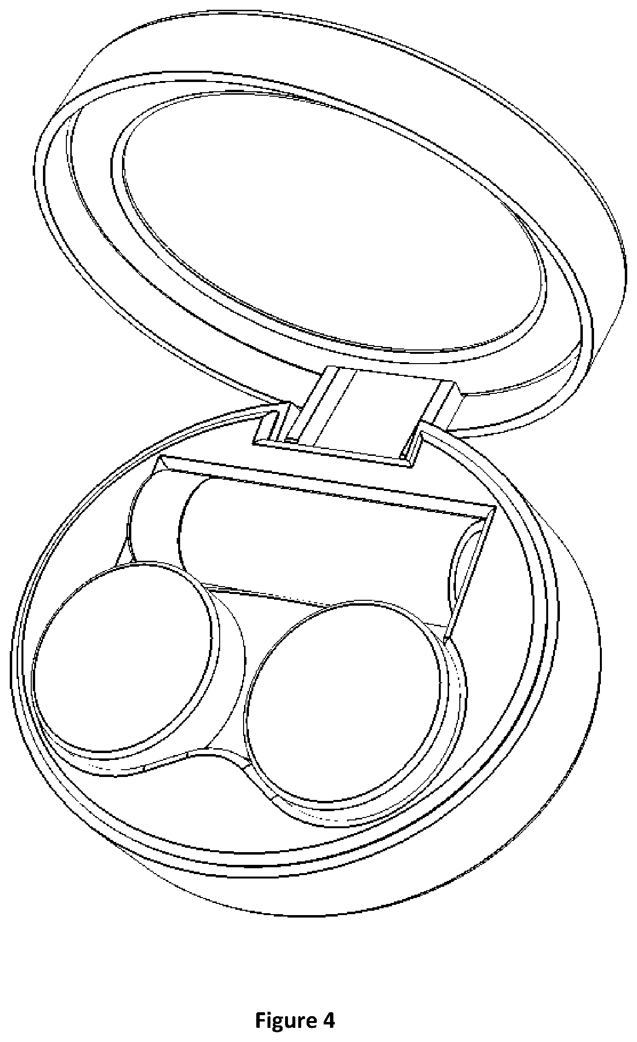 Patent US12310475 Figure 4 – Transition contact lens changer case