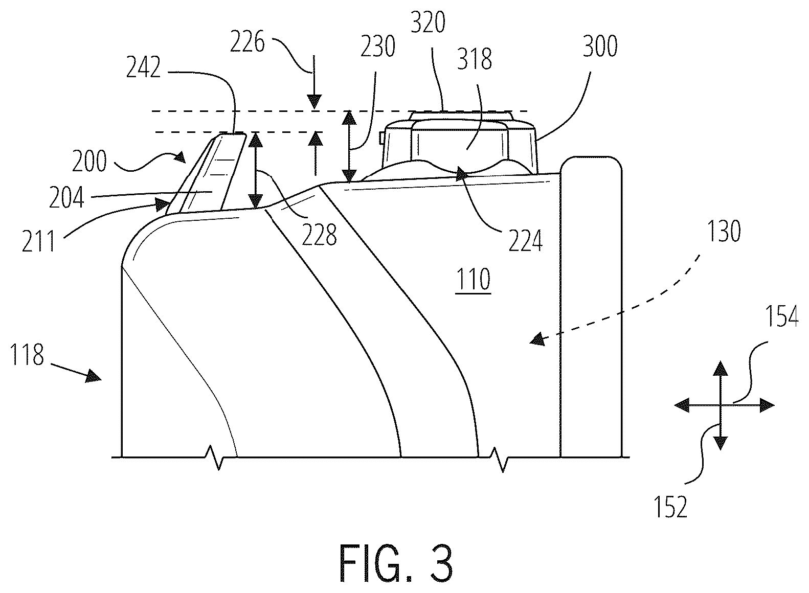 Patent US12310476 Figure 3 – Luggage article attachment member