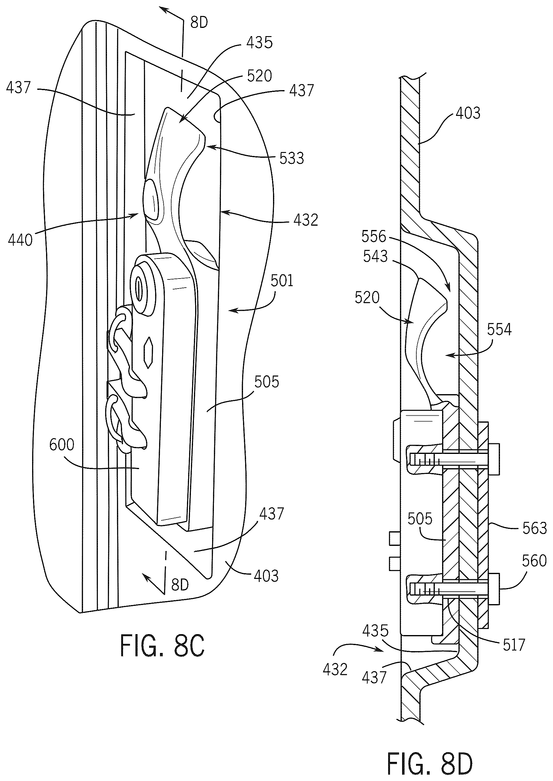 Patent US12310476 Figure 9 – Luggage article attachment member