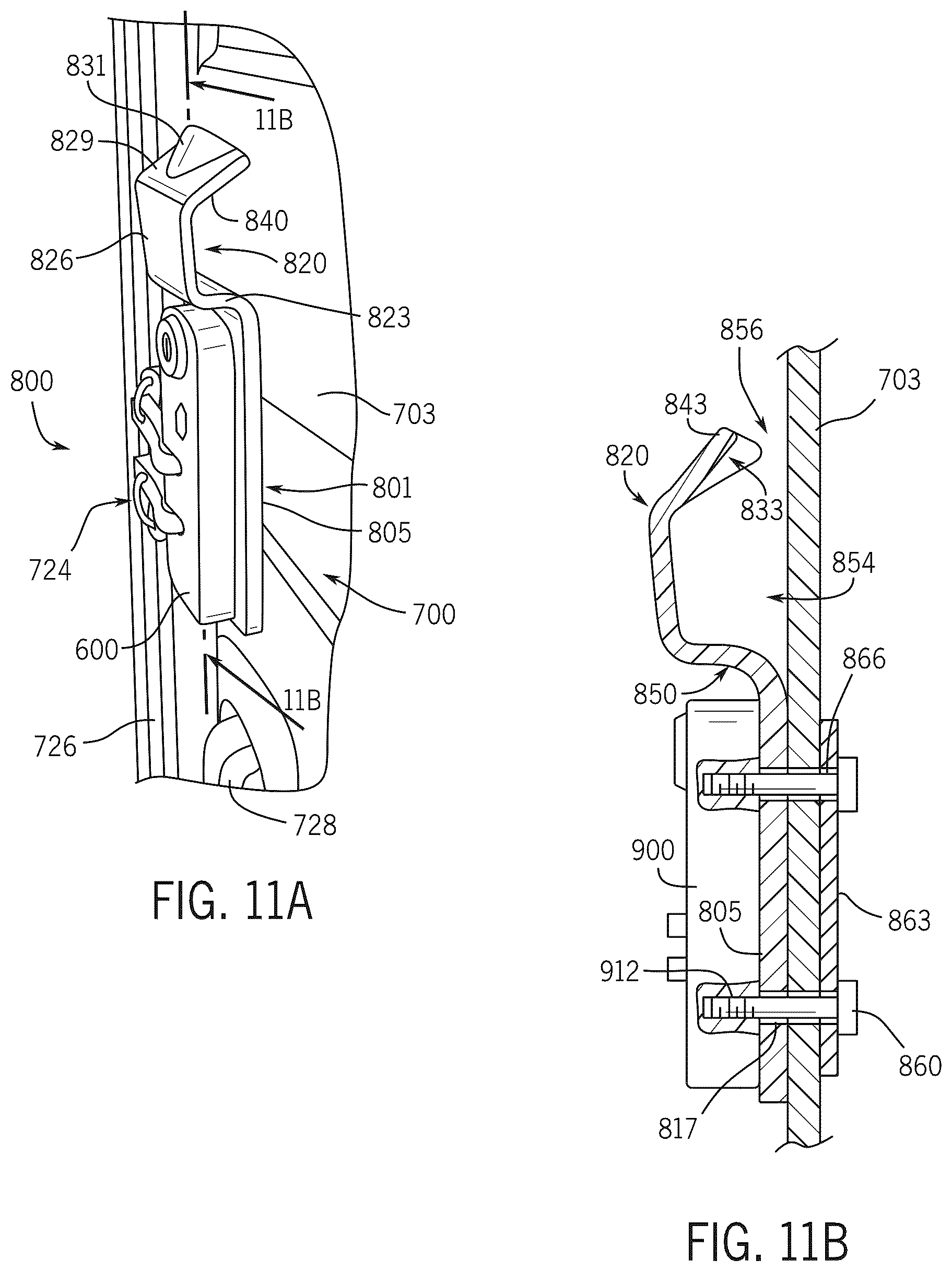 Patent US12310476 Figure 12 – Luggage article attachment member