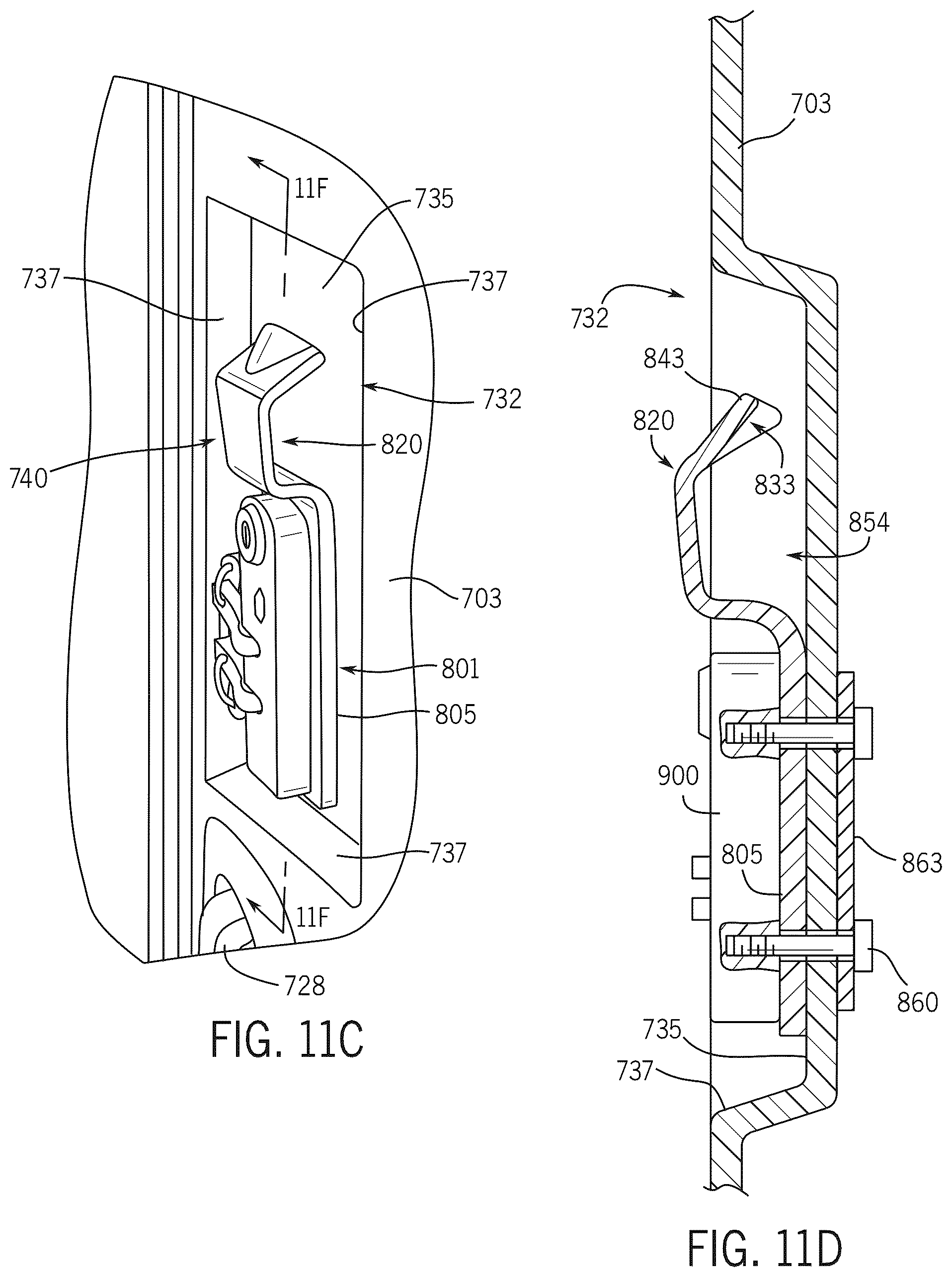 Patent US12310476 Figure 13 – Luggage article attachment member