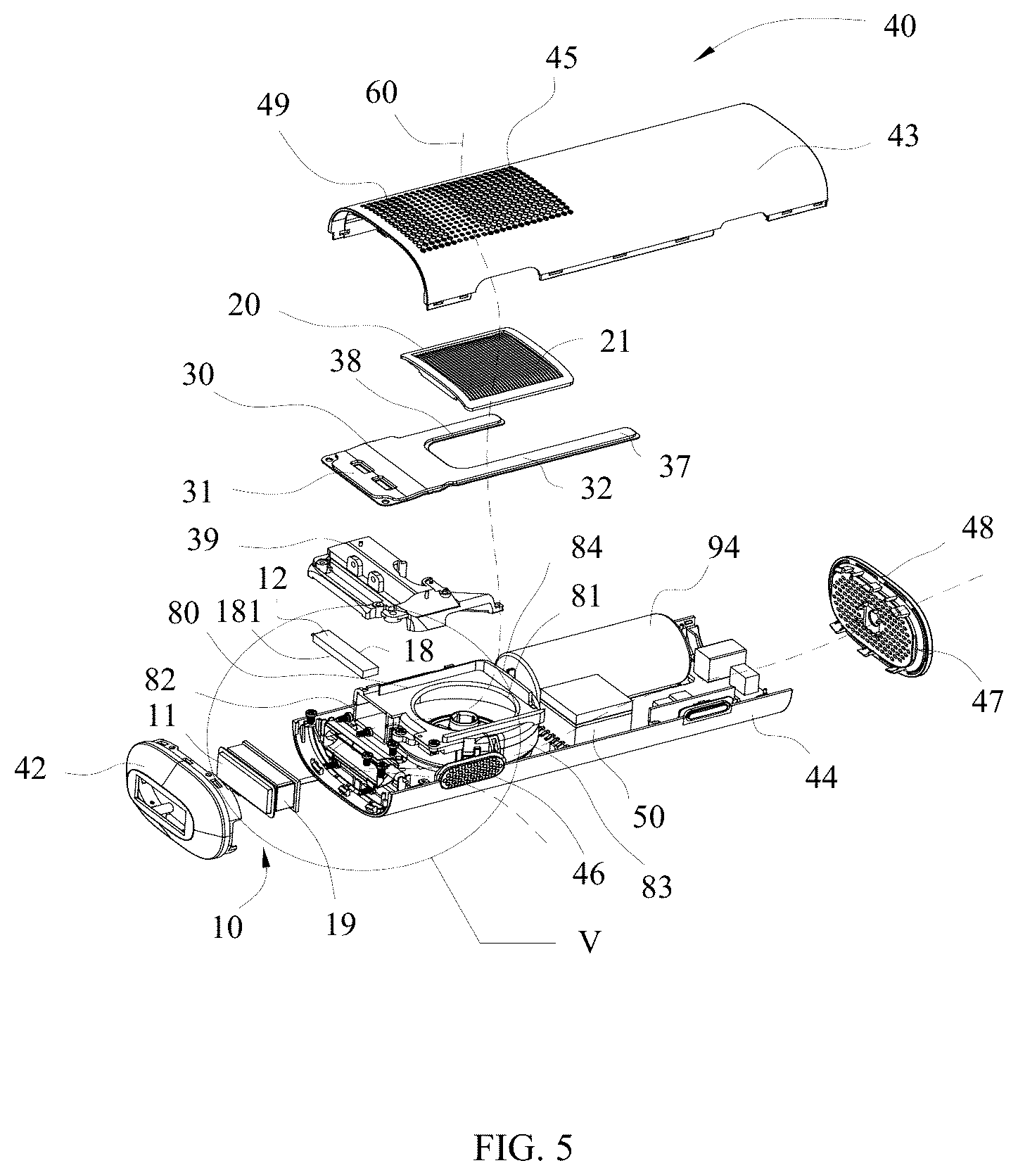Patent US12310479 Figure 5 – Depilator