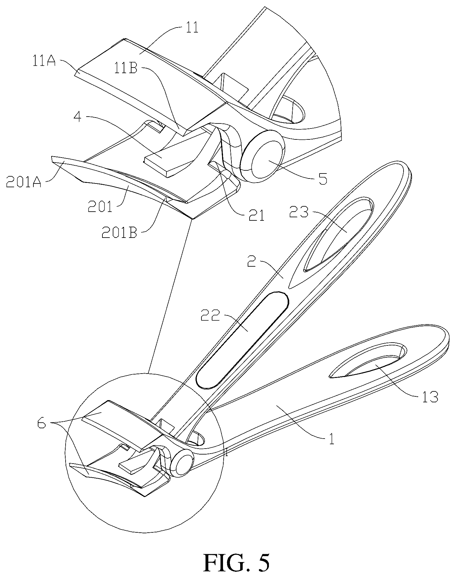 Patent US12310480 Figure 4 – Wide-jaw-opening nail clipper