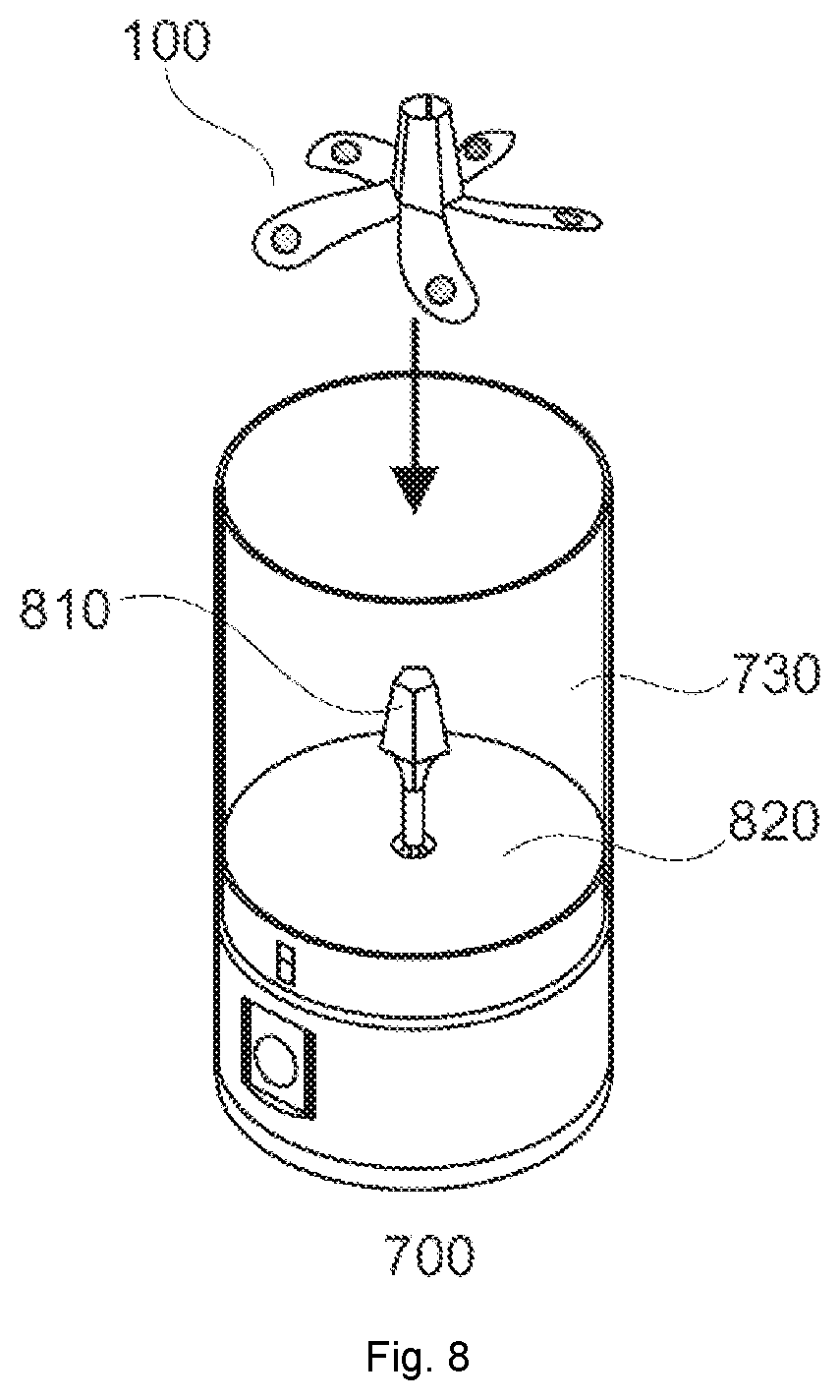 Patent US12310481 Figure 6 – Blotter, kit and method for creating a personalized perfume