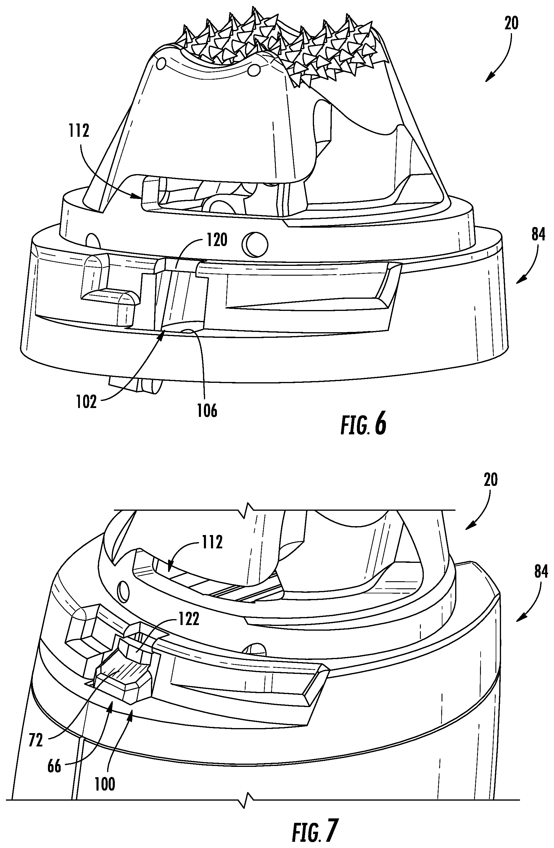 Patent US12310482 Figure 5 – Handheld treatment apparatus with cartridge assembly locking features