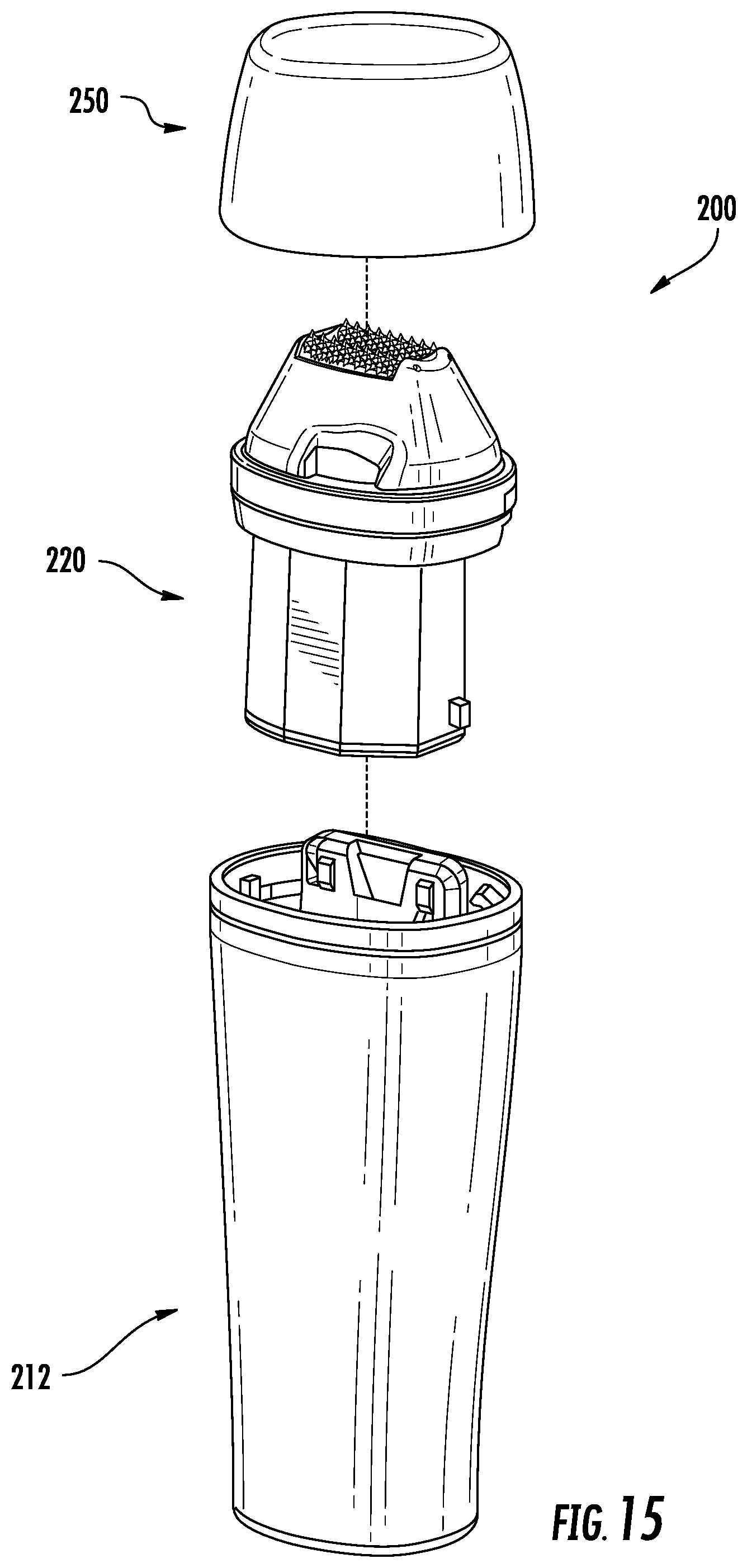 Patent US12310482 Figure 11 – Handheld treatment apparatus with cartridge assembly locking features