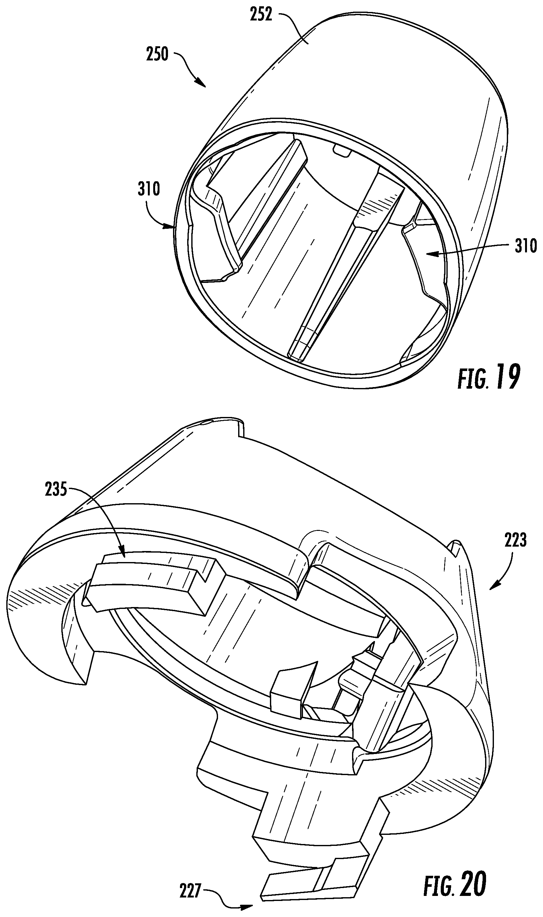 Patent US12310482 Figure 15 – Handheld treatment apparatus with cartridge assembly locking features