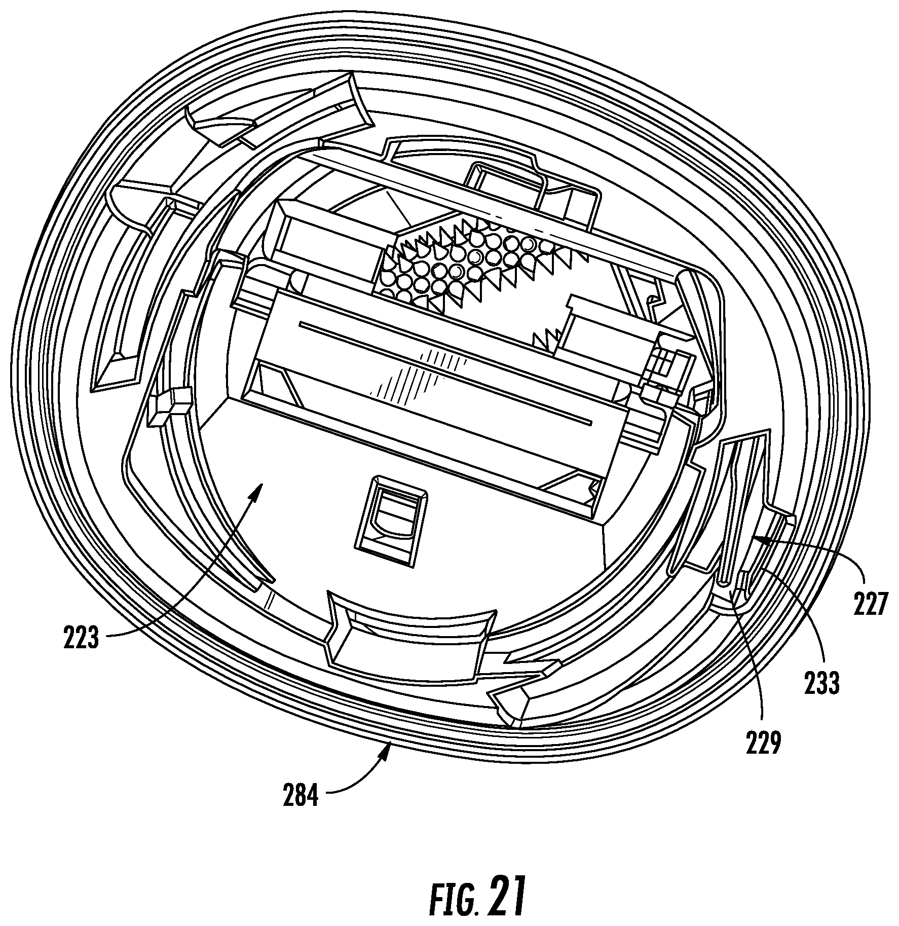 Patent US12310482 Figure 16 – Handheld treatment apparatus with cartridge assembly locking features