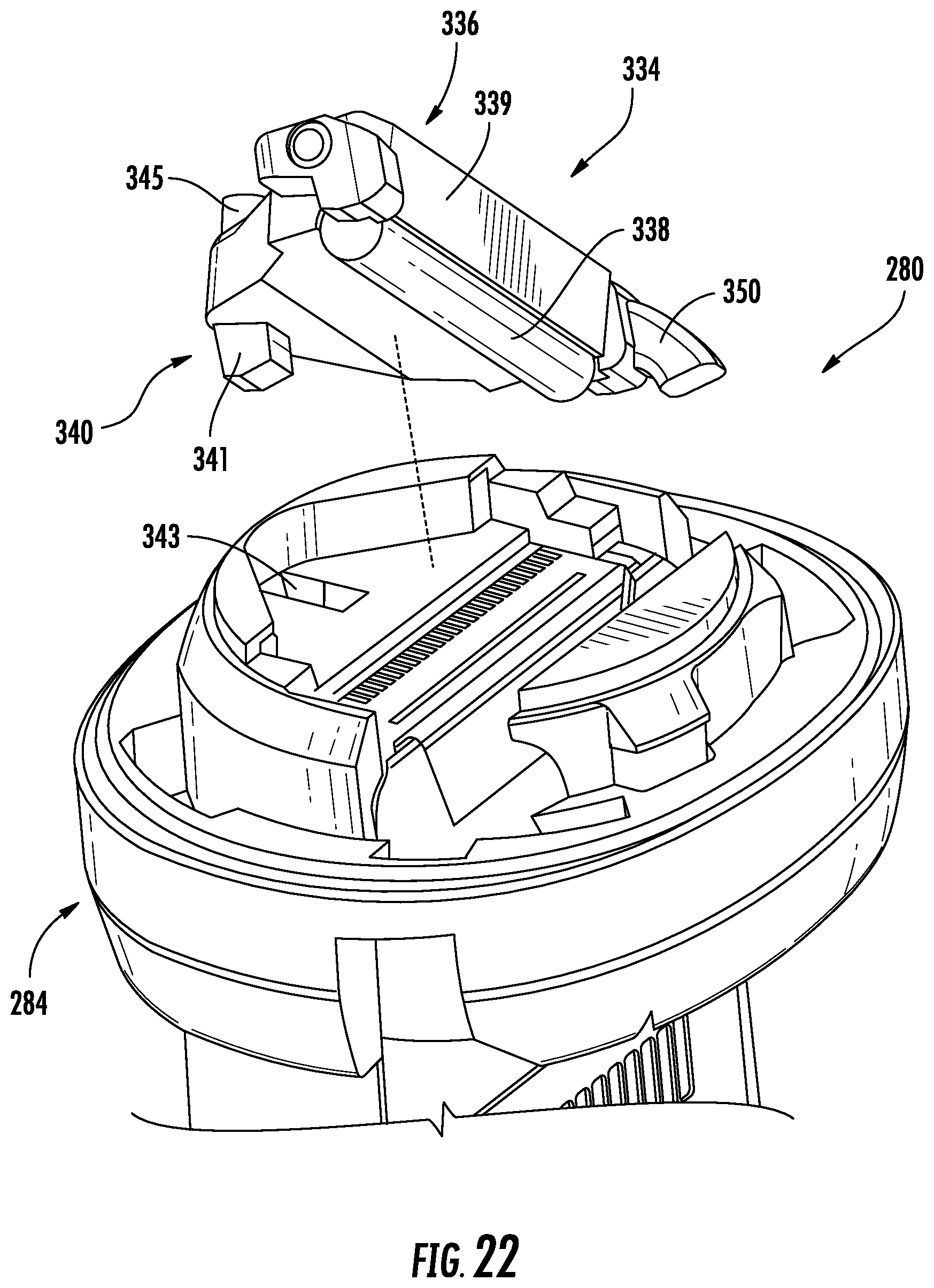 Patent US12310482 Figure 17 – Handheld treatment apparatus with cartridge assembly locking features