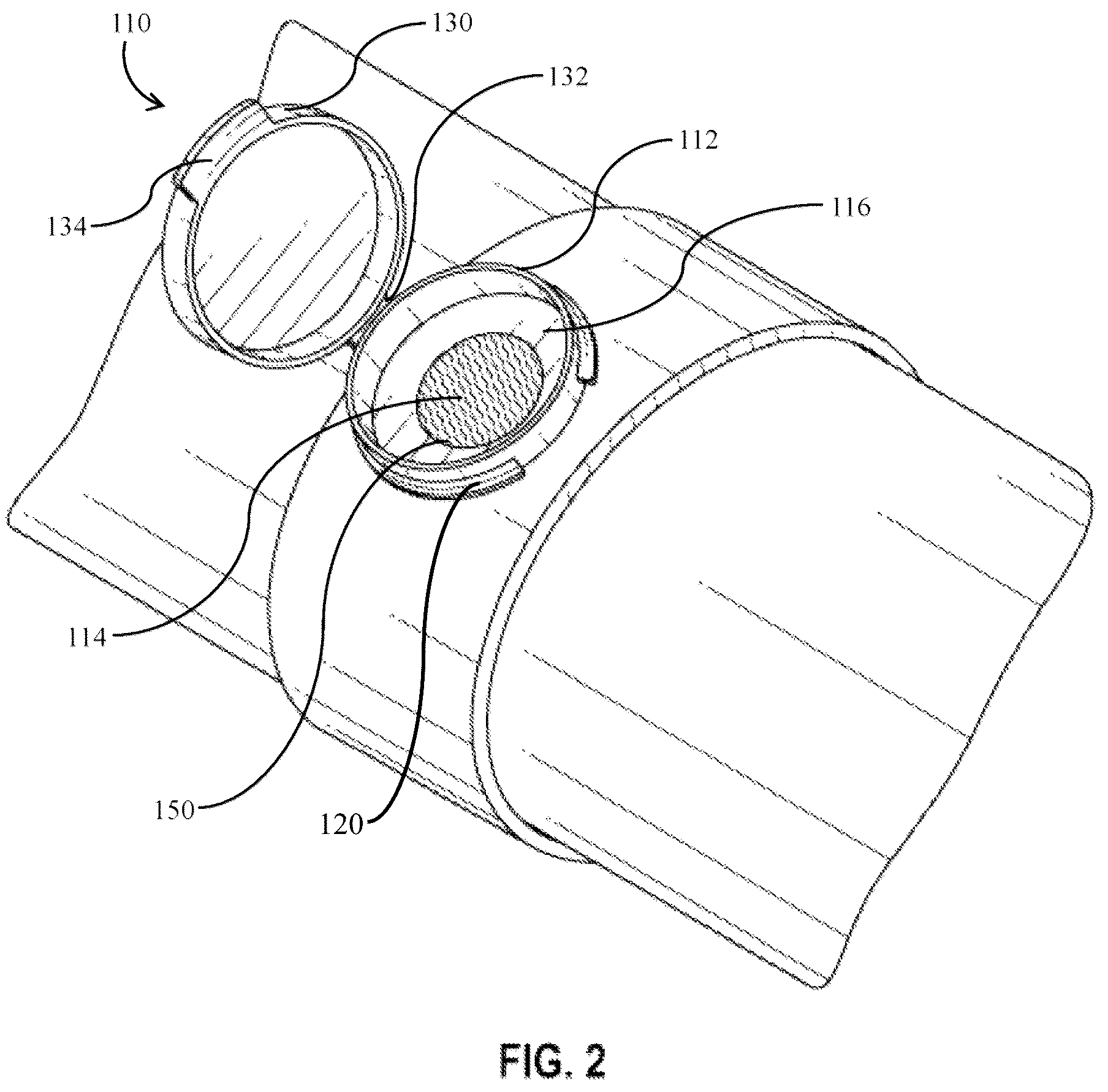 Patent US12310486 Figure 2 – Finger moistener container