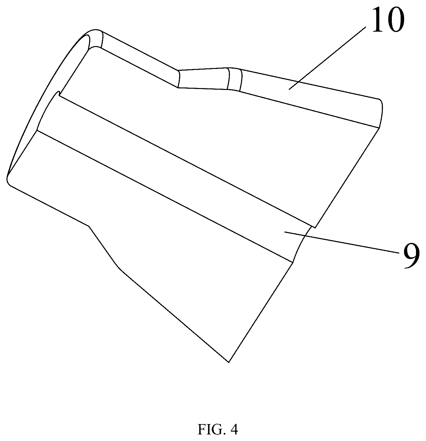 Patent US12310489 Figure 4 – Interdental brush with replaceable brush body with core and manufacturing method thereof