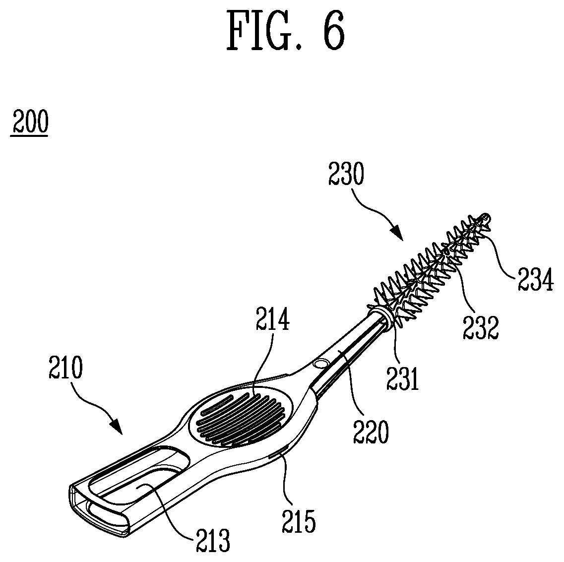 Patent US12310490 Figure 5 – Interdental brush and manufacturing method for the same