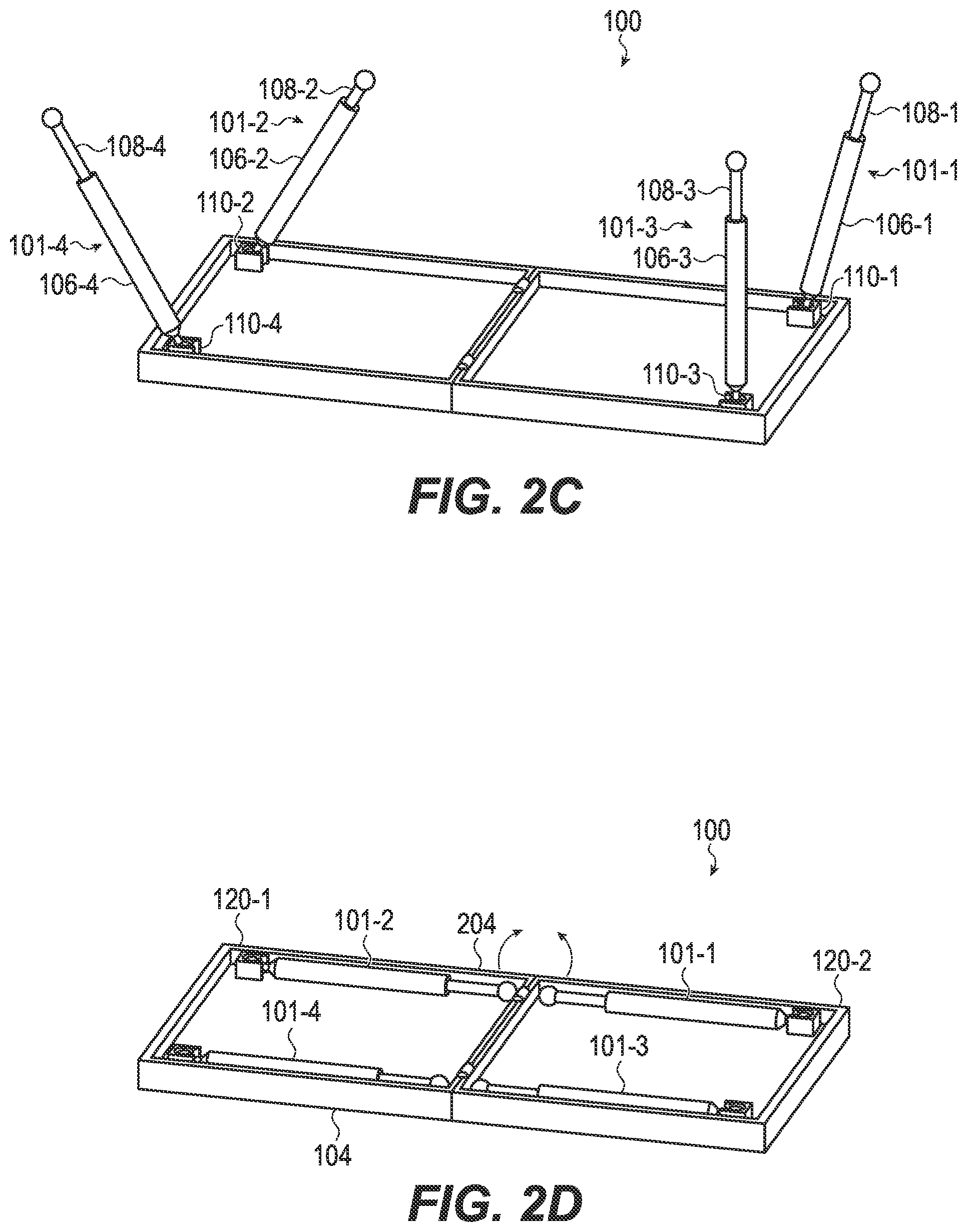 Patent US12310491 Figure 3 – Table with articulable leg system