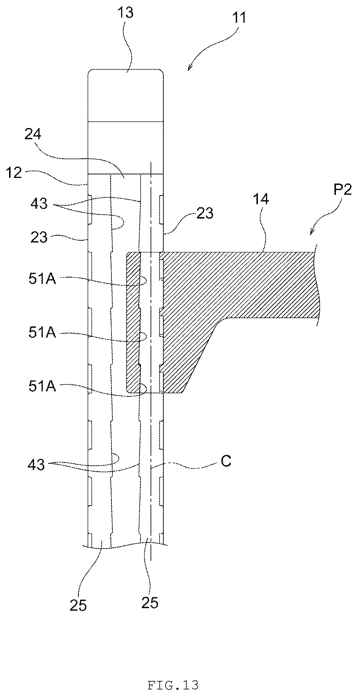 Patent US12310492 Figure 13 – Rack assembly with adjustable installation height of beam member