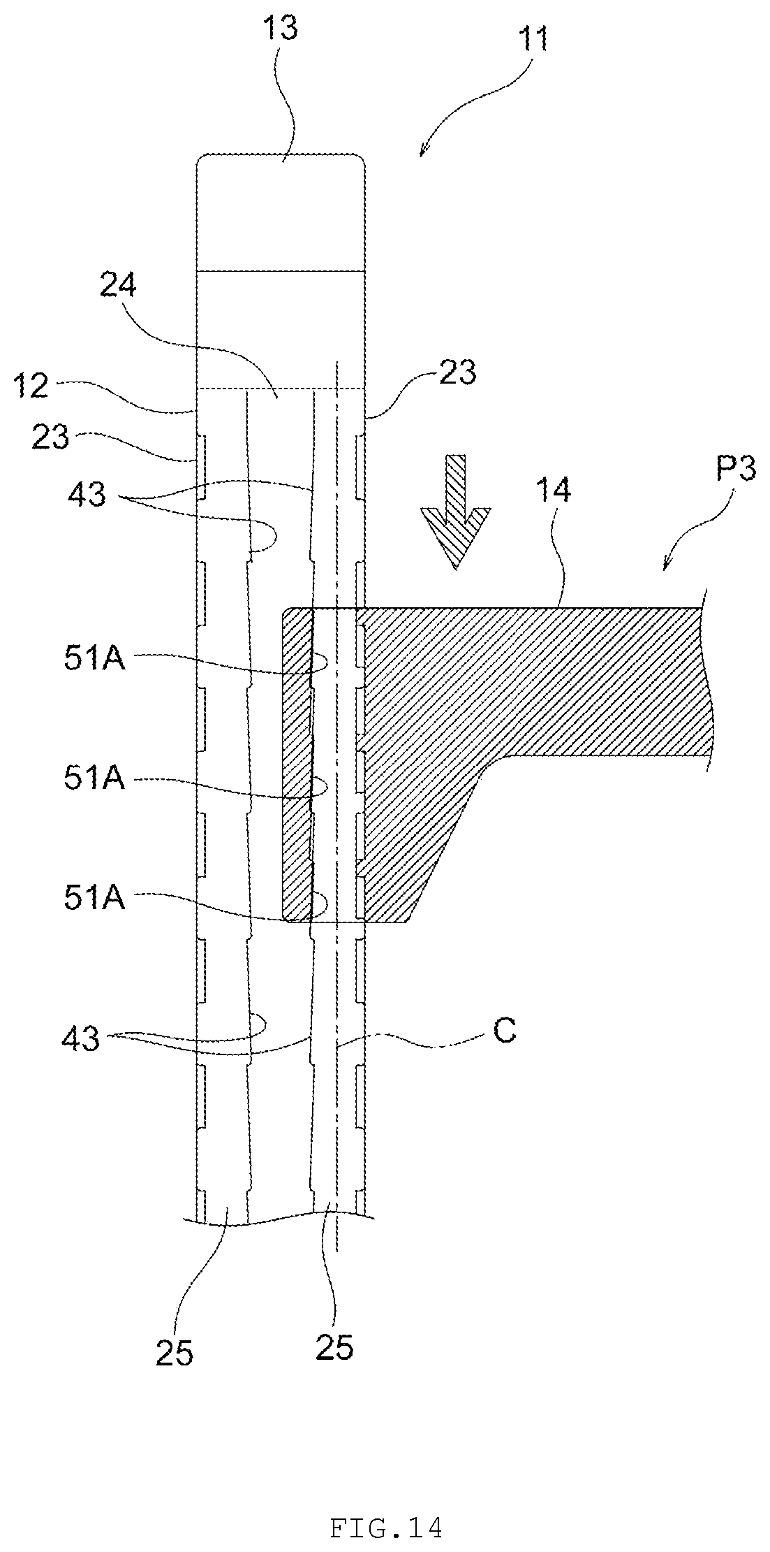 Patent US12310492 Figure 14 – Rack assembly with adjustable installation height of beam member