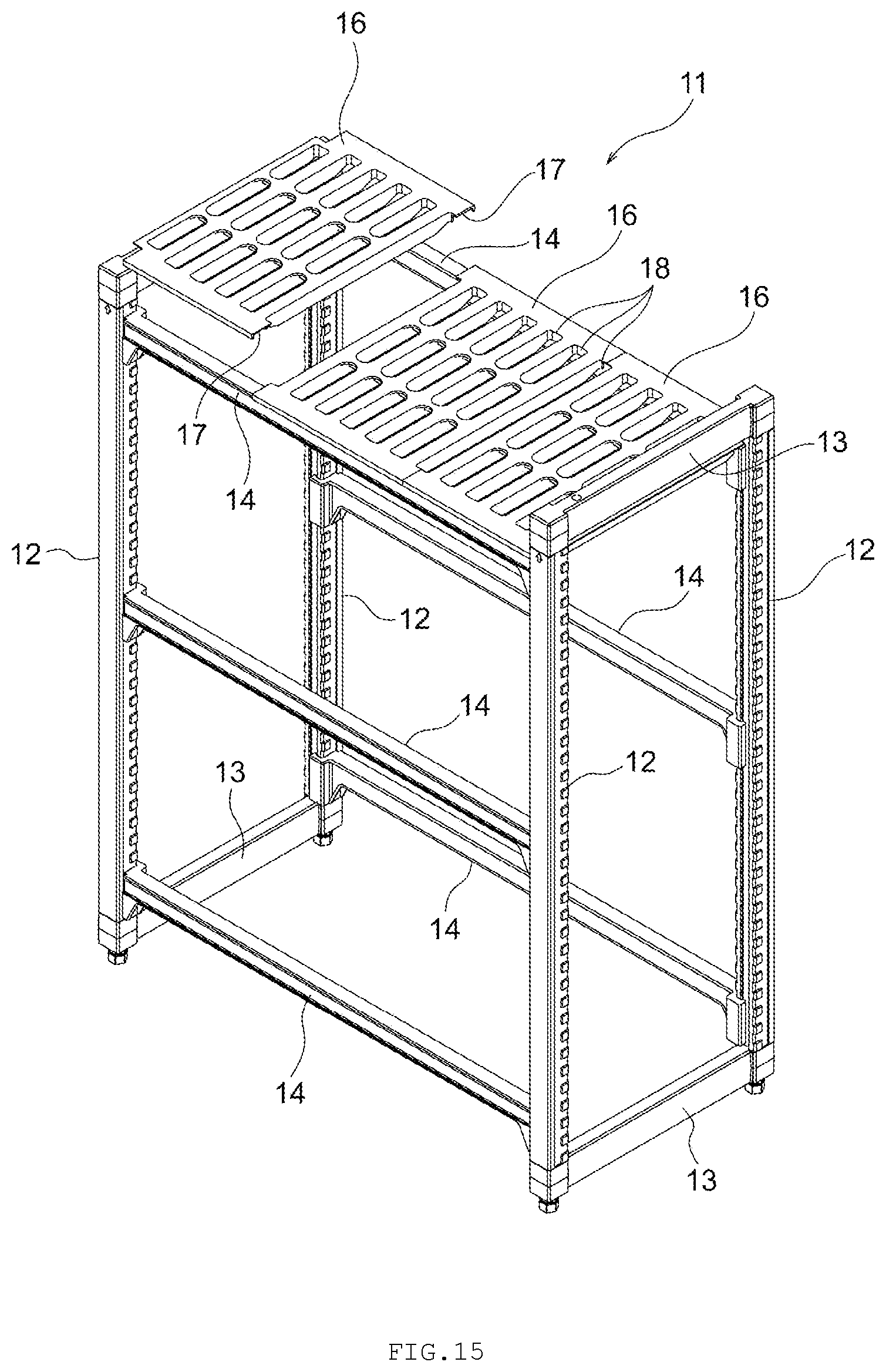 Patent US12310492 Figure 15 – Rack assembly with adjustable installation height of beam member