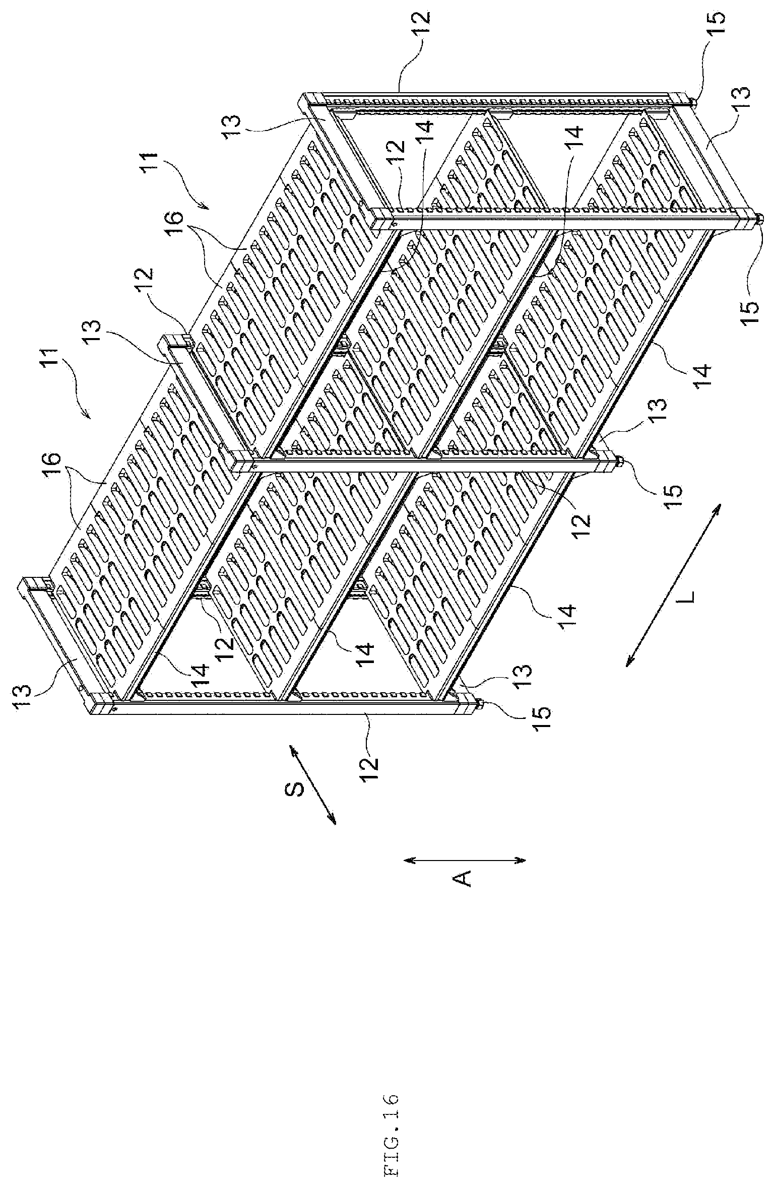 Patent US12310492 Figure 16 – Rack assembly with adjustable installation height of beam member