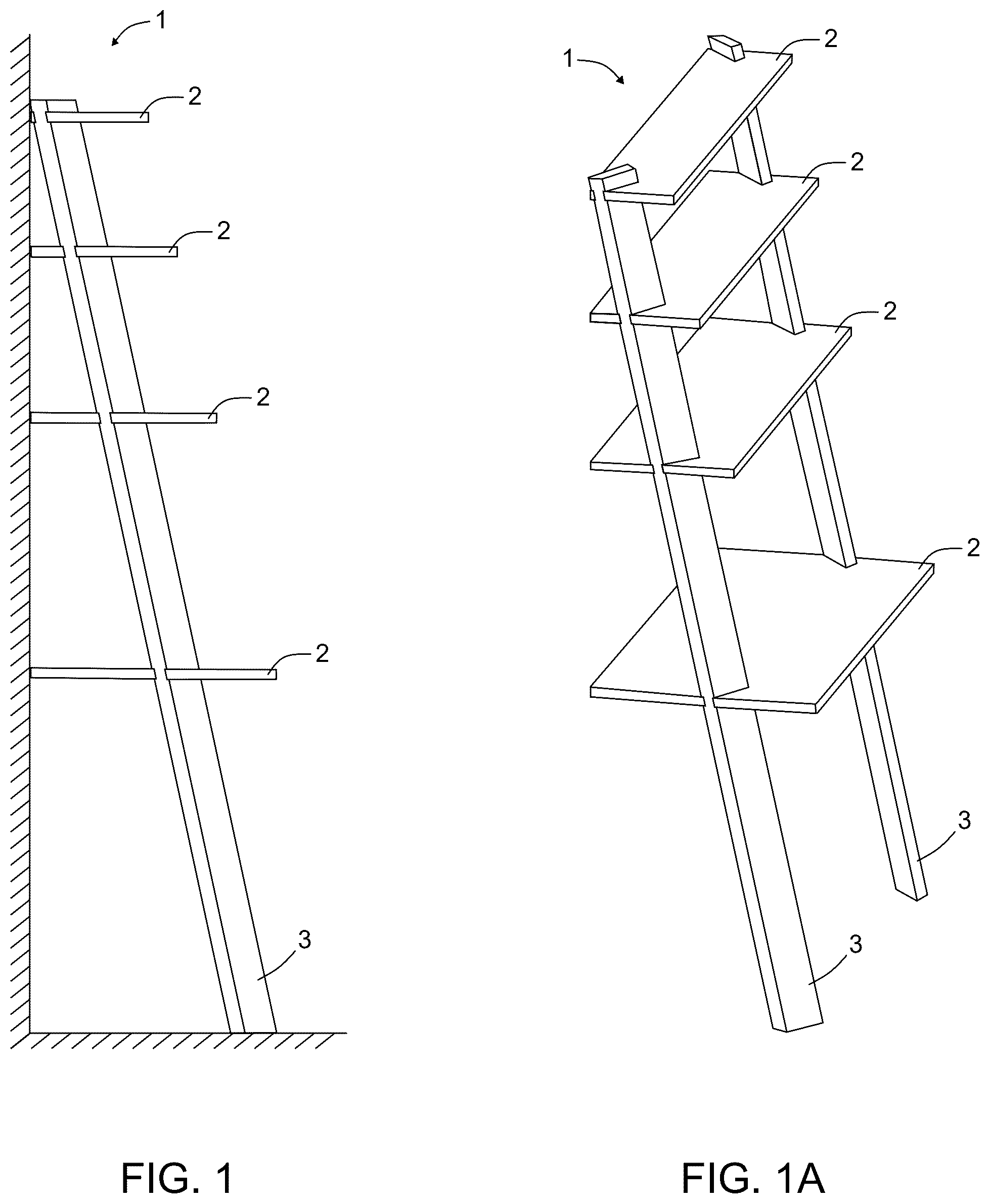 Patent US12310493 Figure 1 – Structures with inclined planar supports