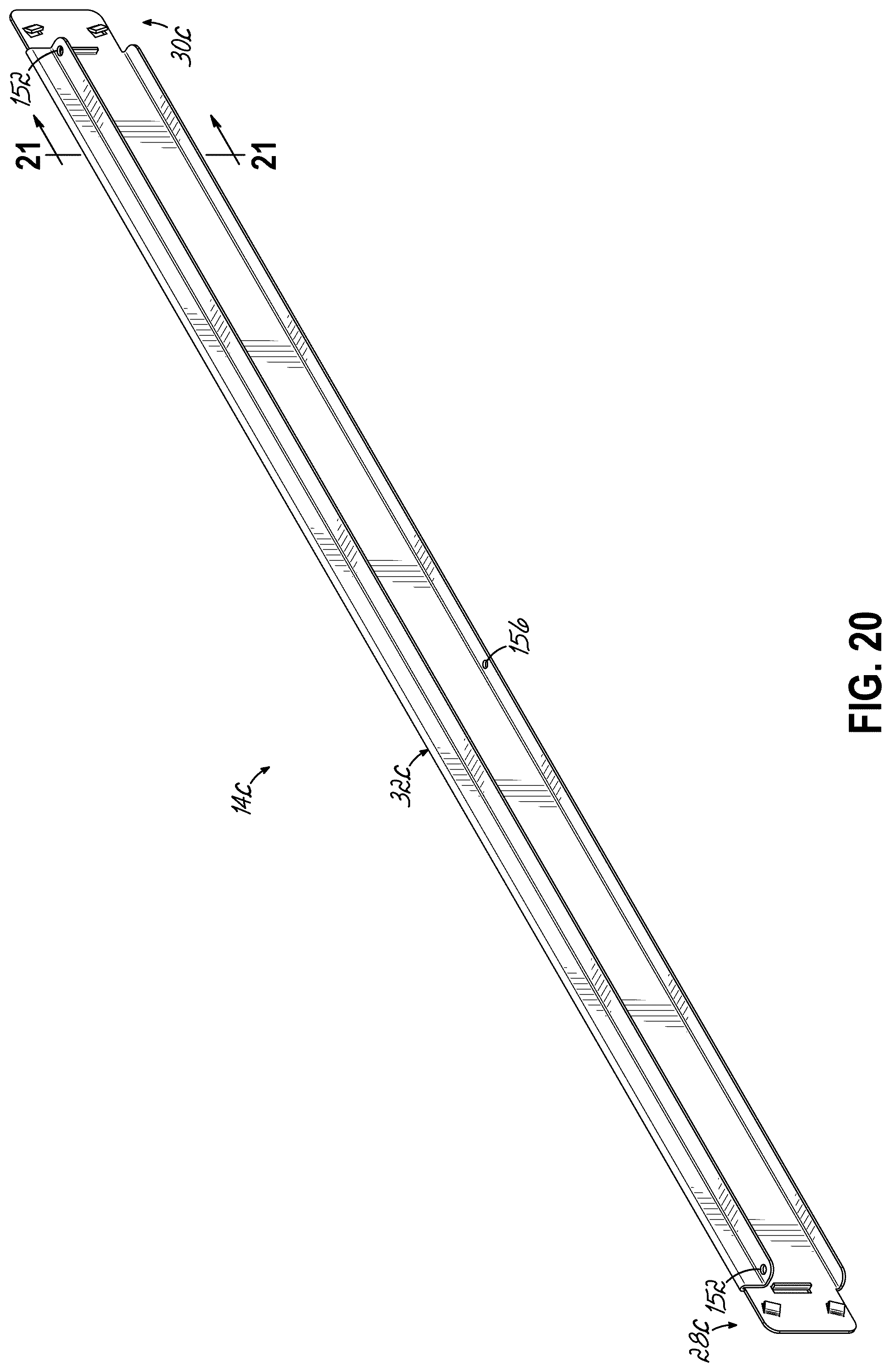 Patent US12310495 Figure 15 – Weldless shelf support beams and shelving units utilizing same