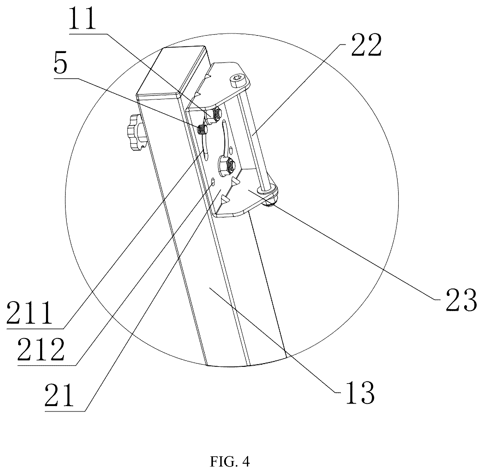 Patent US12310496 Figure 4 – Audiovisual device rack