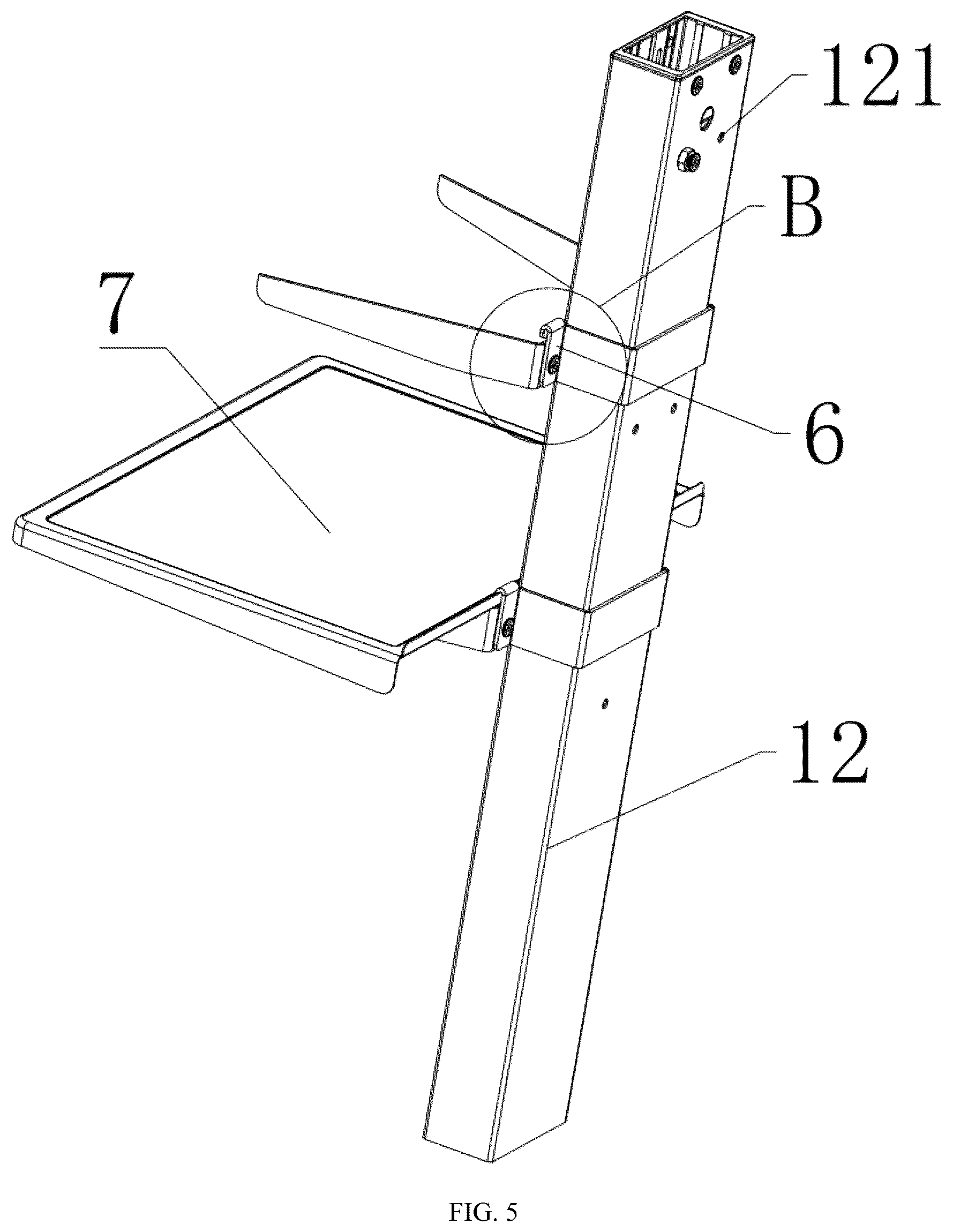 Patent US12310496 Figure 5 – Audiovisual device rack