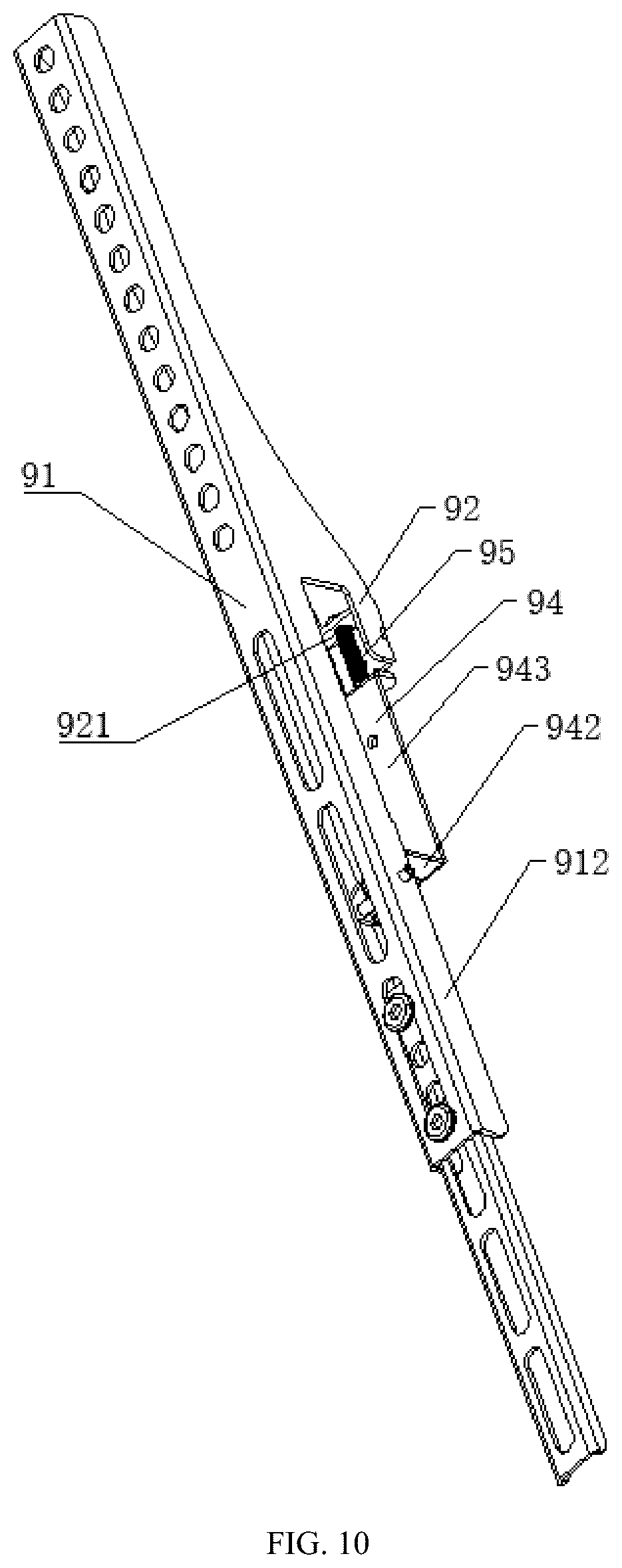 Patent US12310496 Figure 9 – Audiovisual device rack