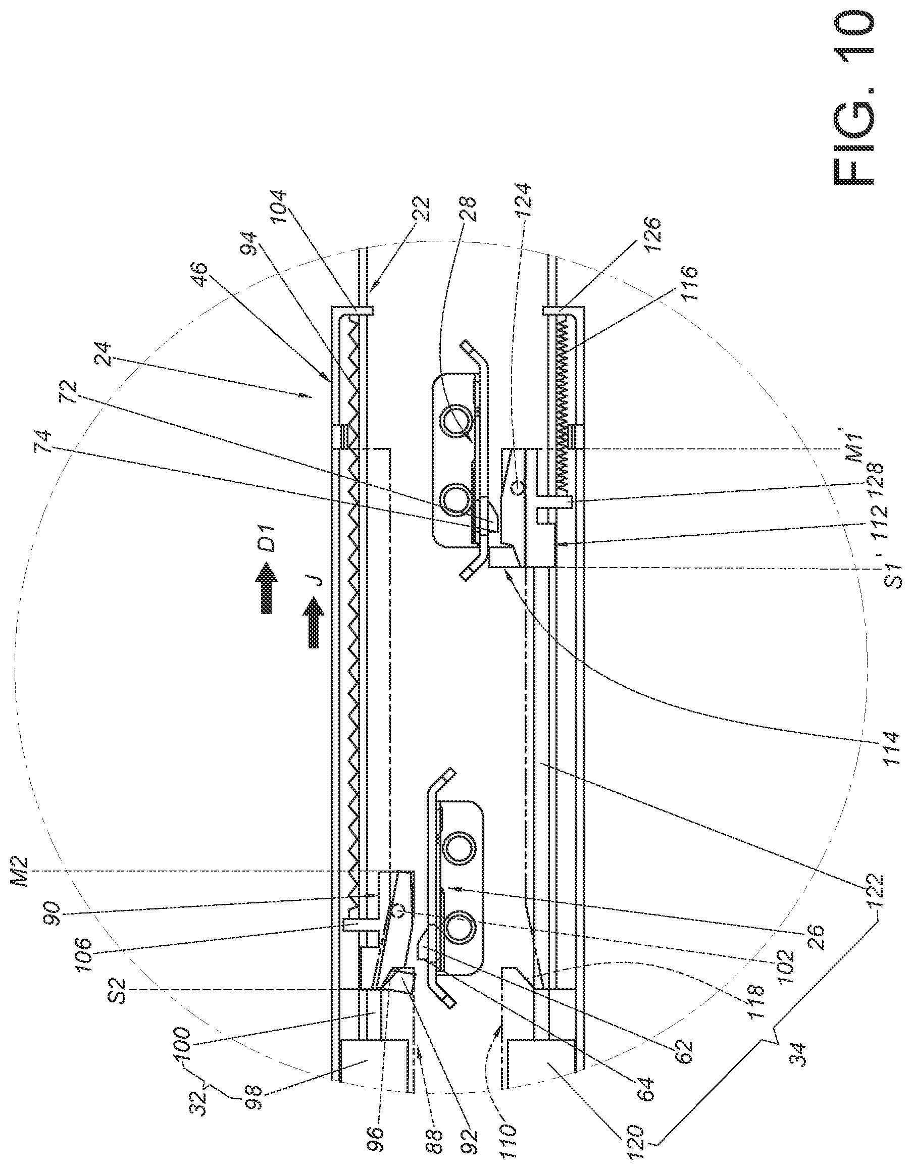 Patent US12310497 Figure 10 – Slide rail assembly
