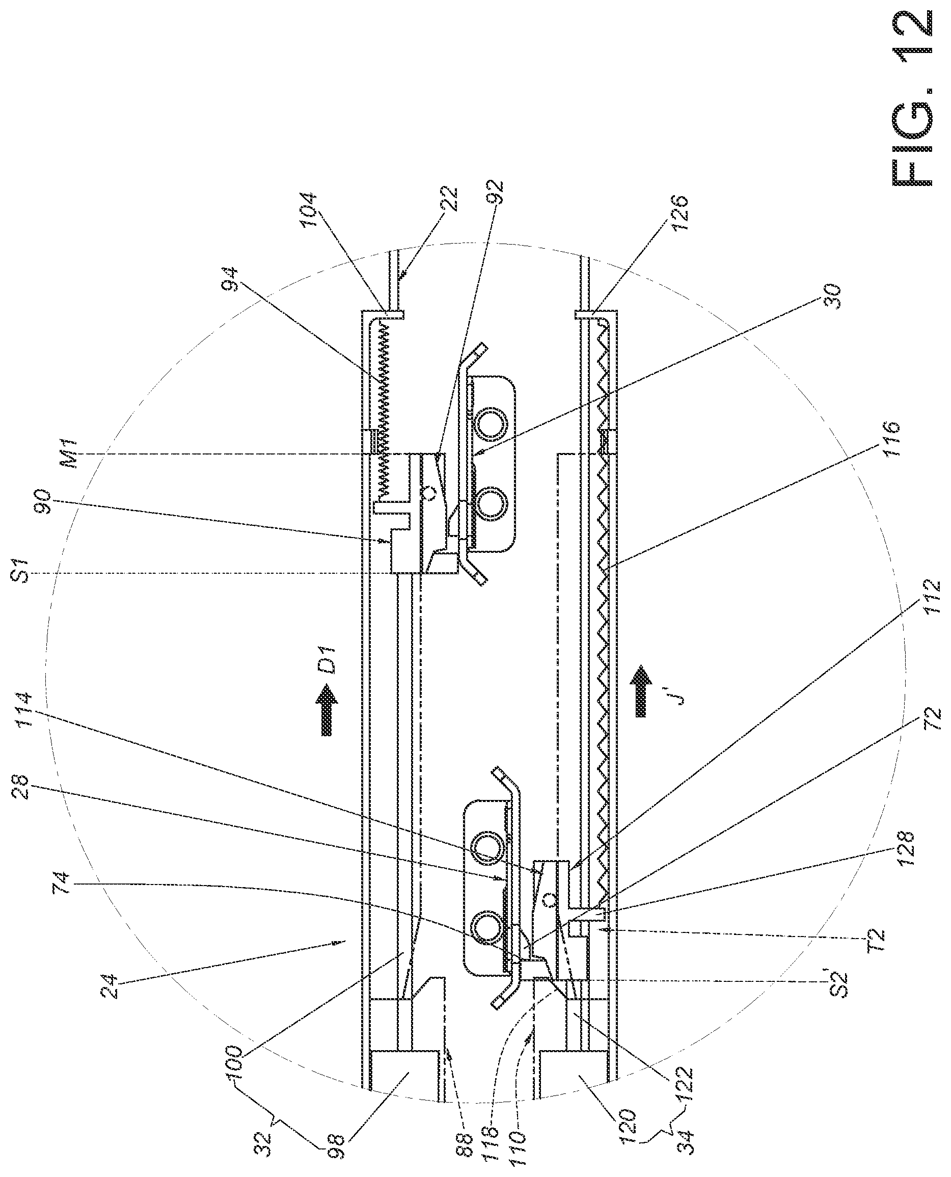 Patent US12310497 Figure 12 – Slide rail assembly