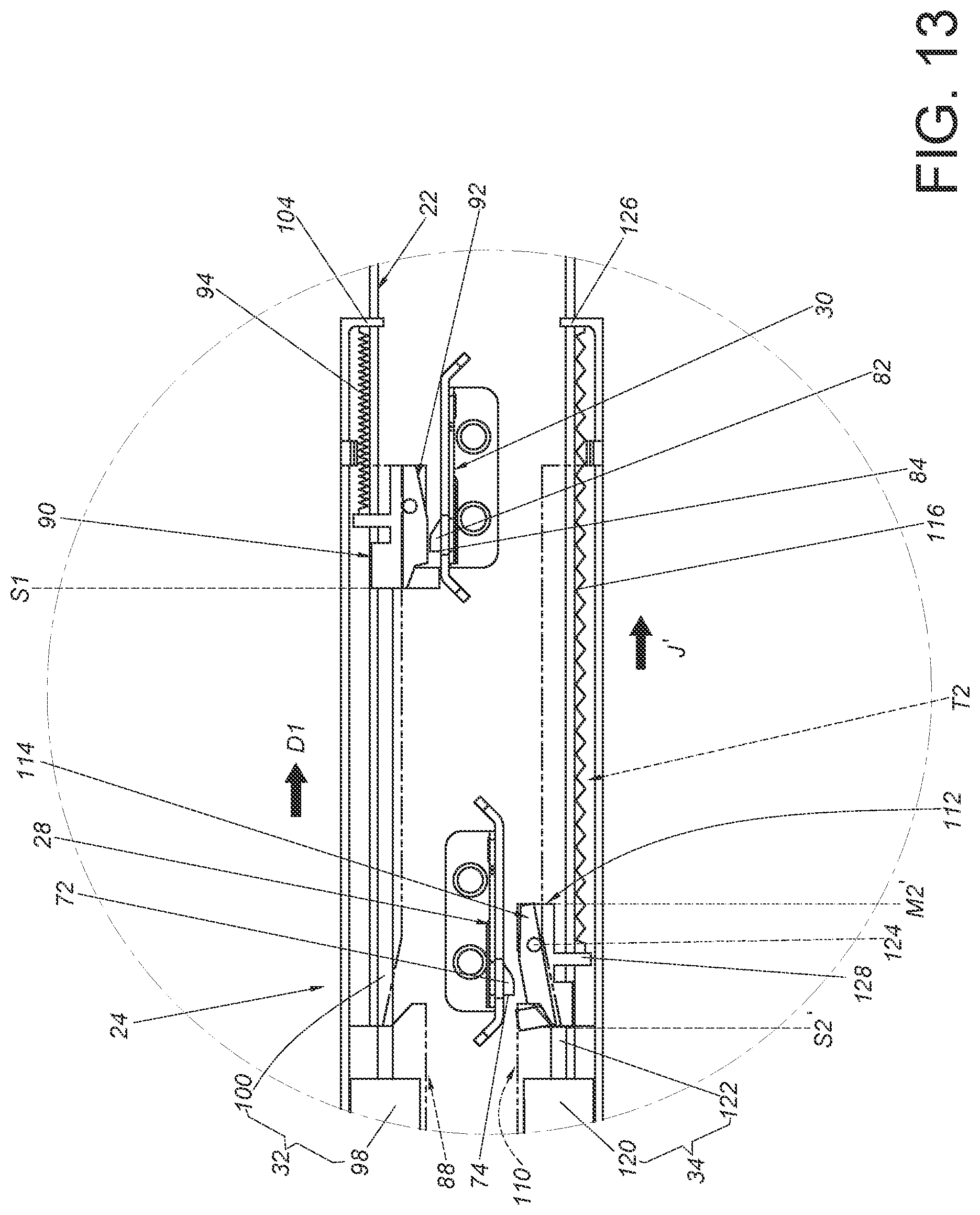 Patent US12310497 Figure 13 – Slide rail assembly