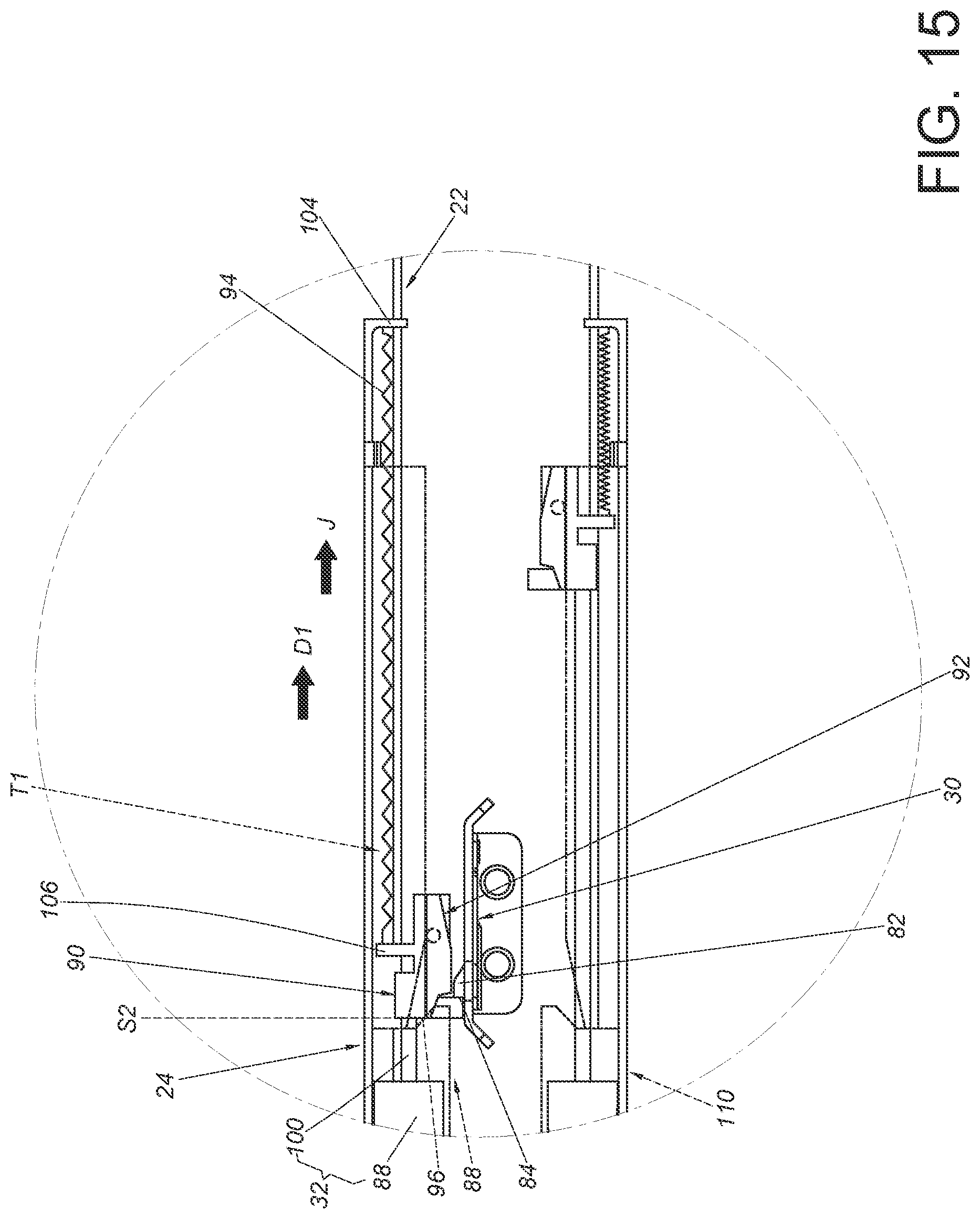 Patent US12310497 Figure 15 – Slide rail assembly