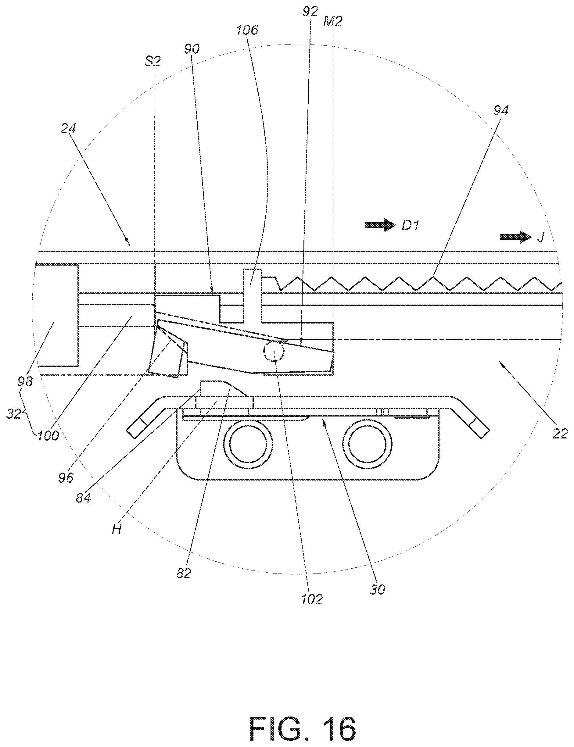 Patent US12310497 Figure 16 – Slide rail assembly