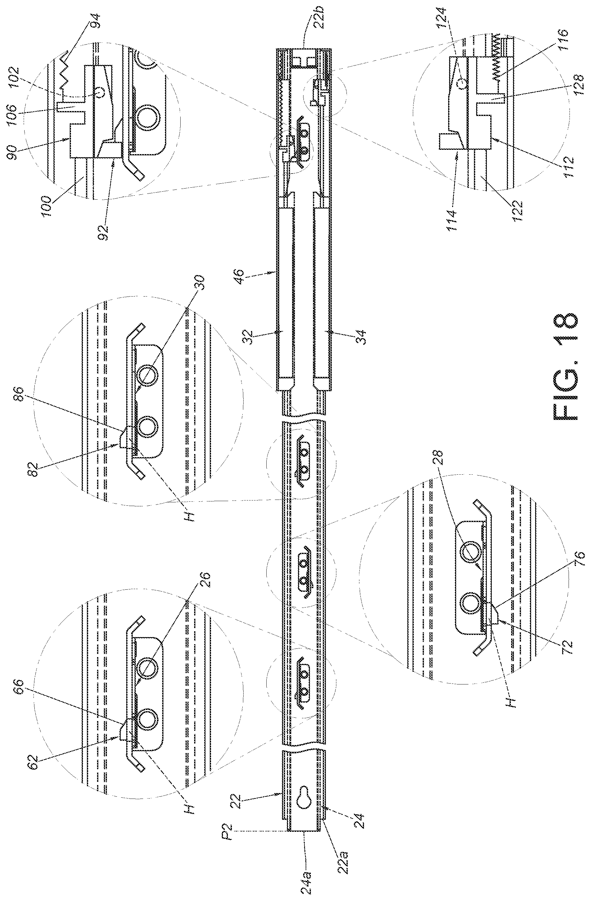 Patent US12310497 Figure 18 – Slide rail assembly