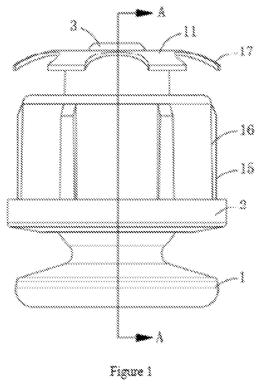 Patent US12310498 Figure 1 – Universal leveling connector with double spherical structures
