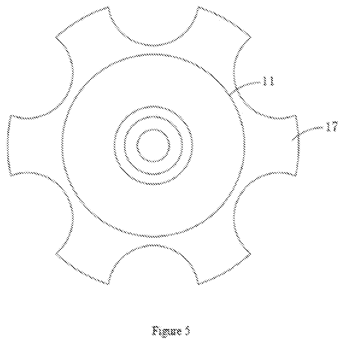Patent US12310498 Figure 5 – Universal leveling connector with double spherical structures