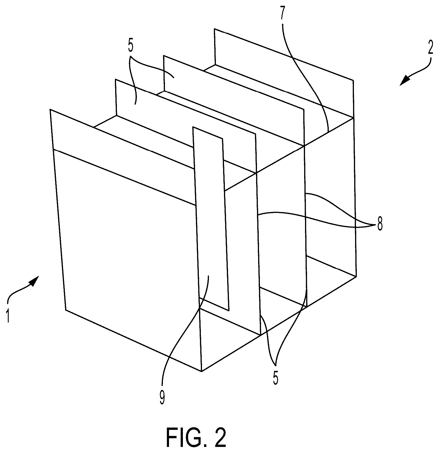 Patent US12310500 Figure 2 – Frame element for installation in work furniture