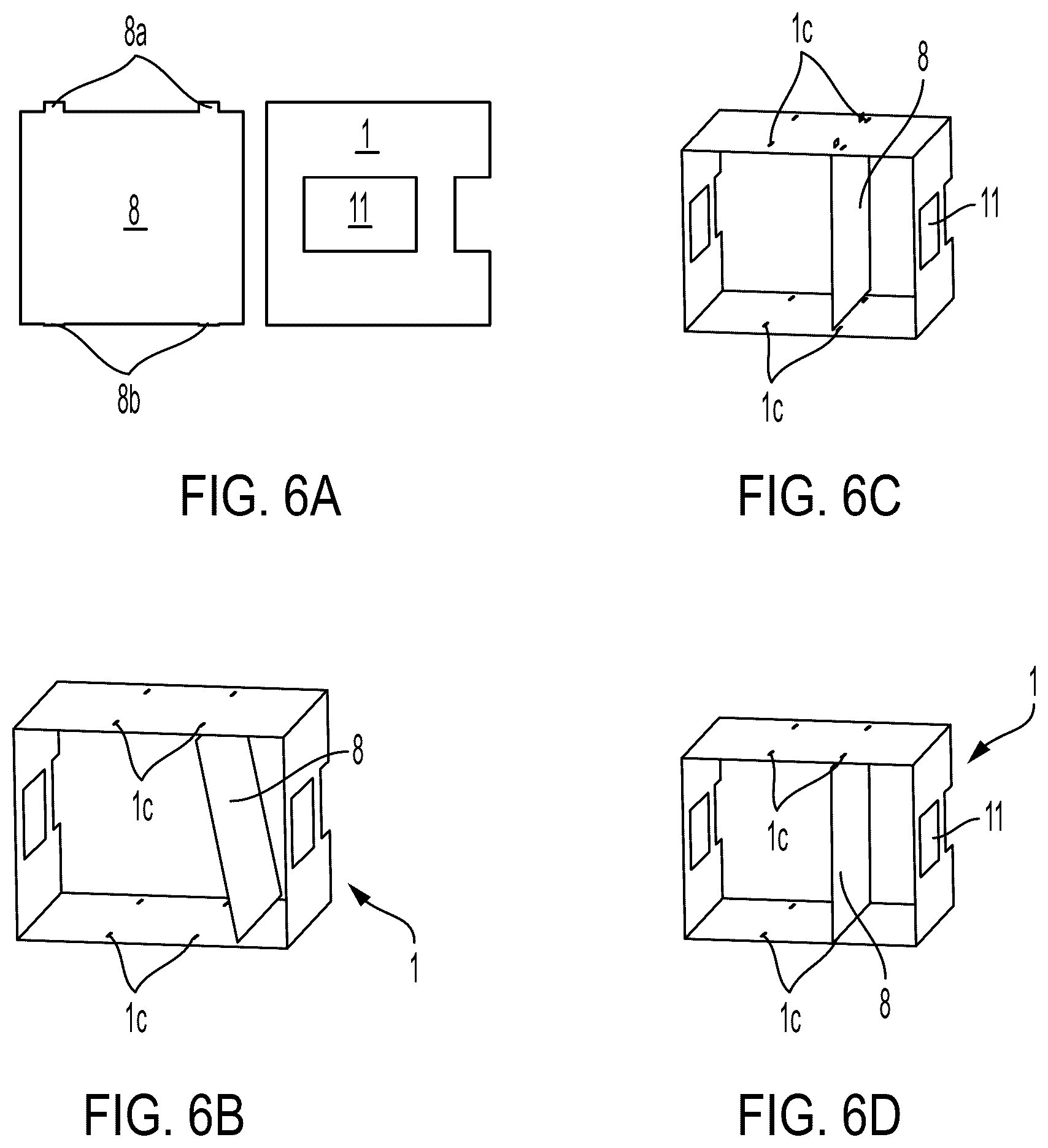 Patent US12310500 Figure 6 – Frame element for installation in work furniture