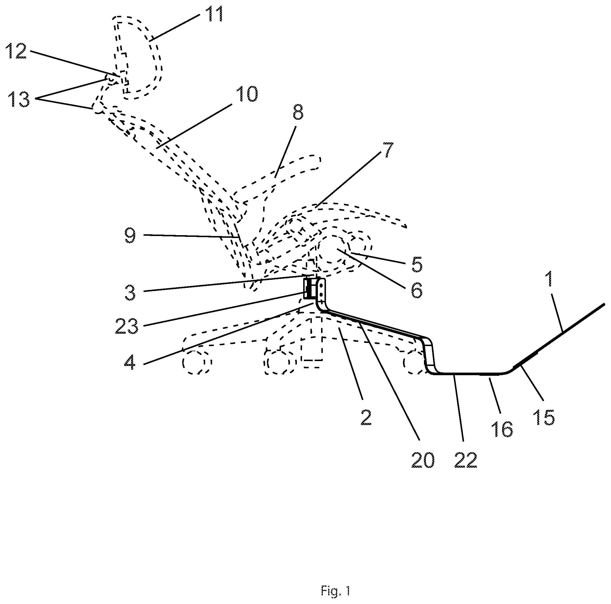 Patent US12310502 Figure 1 – Automated task chair