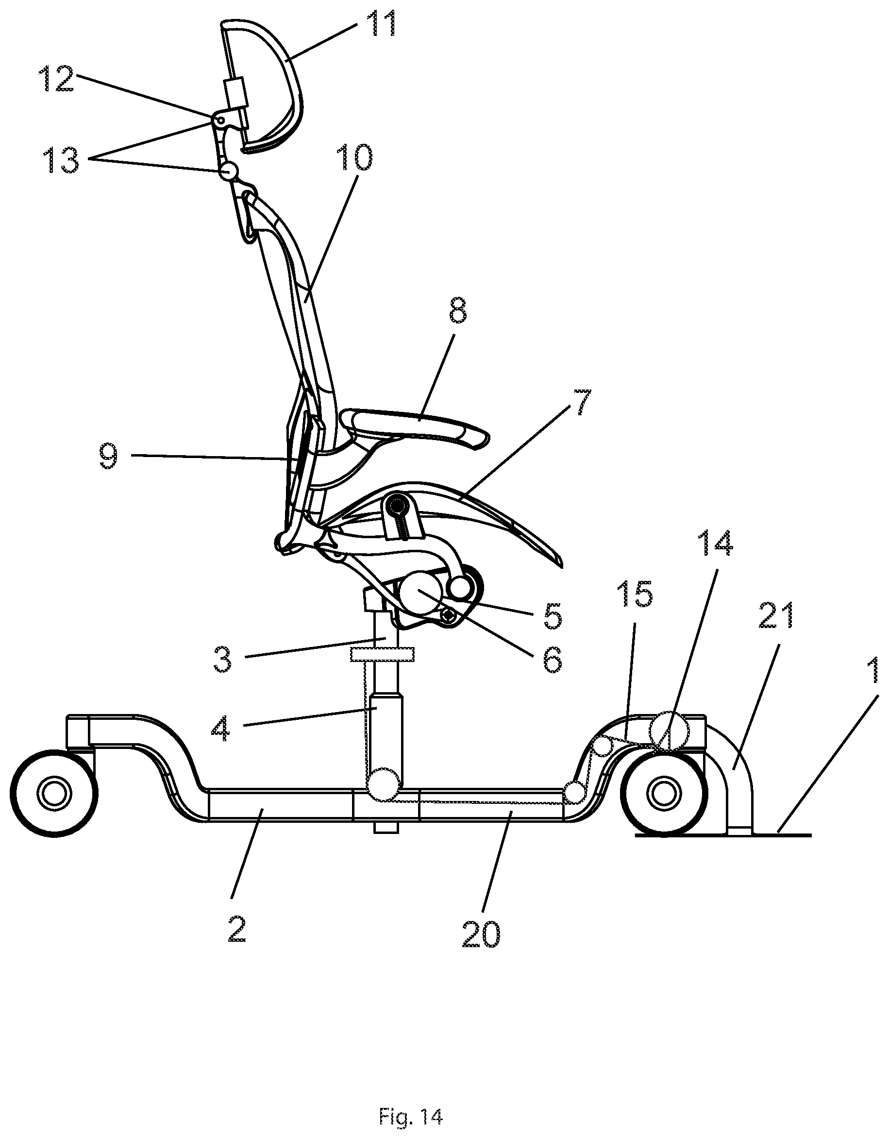 Patent US12310502 Figure 11 – Automated task chair